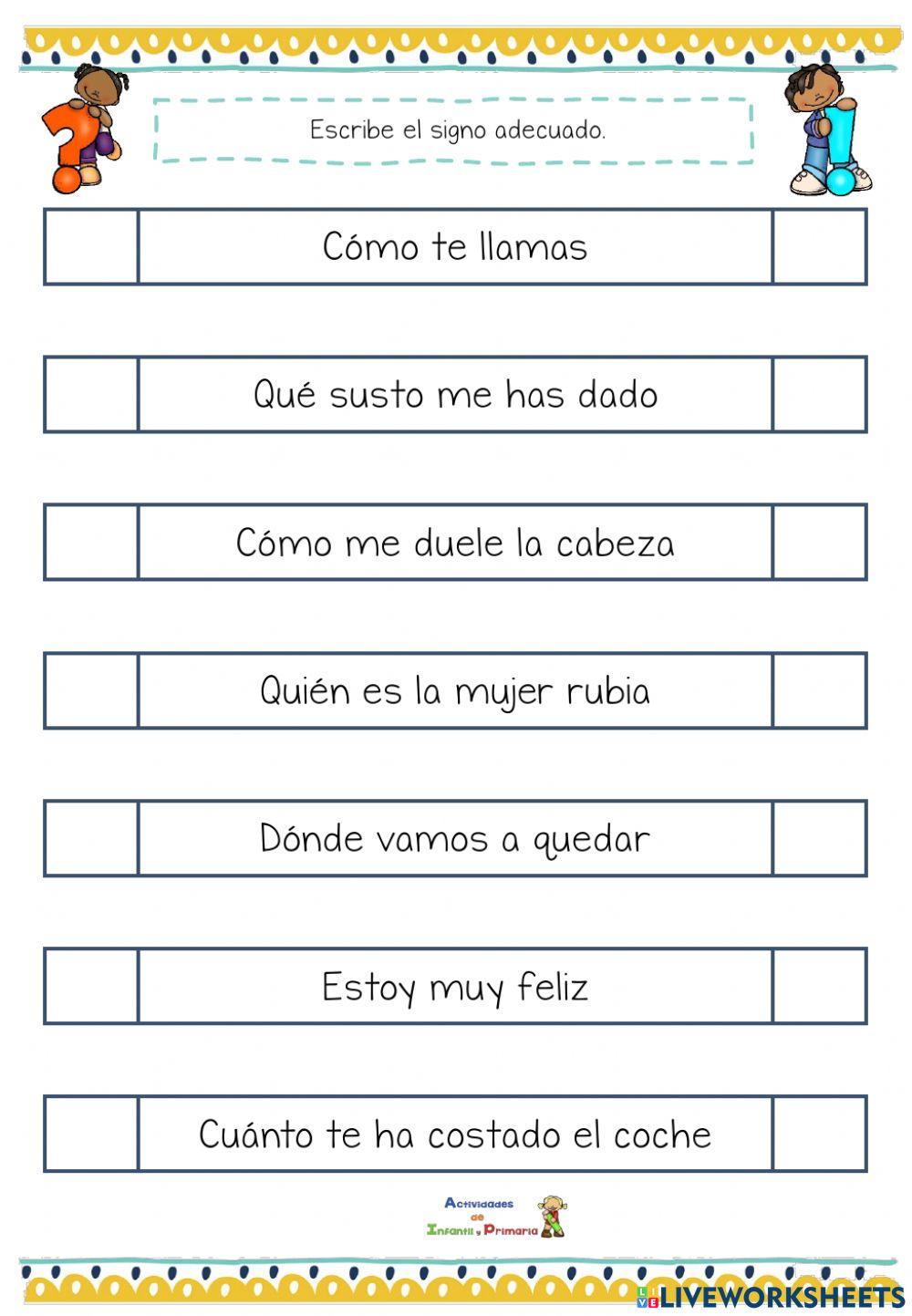 Entonación y sígnos