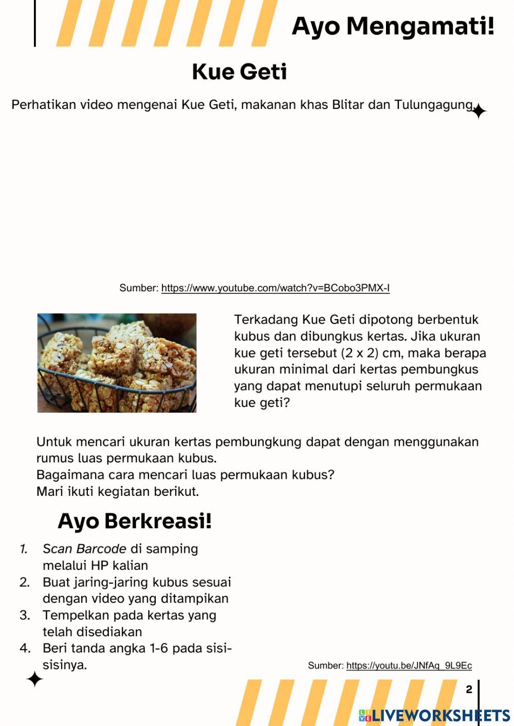 LKPD CRT Luas Permukaan Kubus