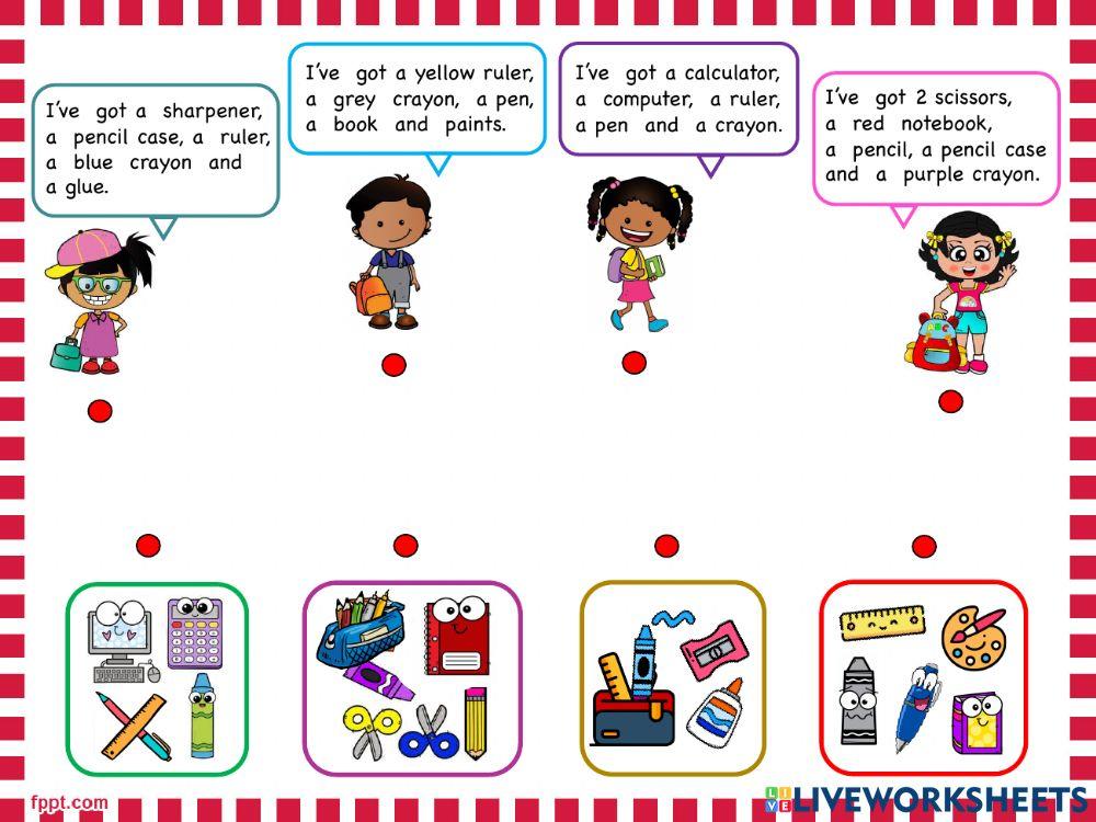 In my school bag ...