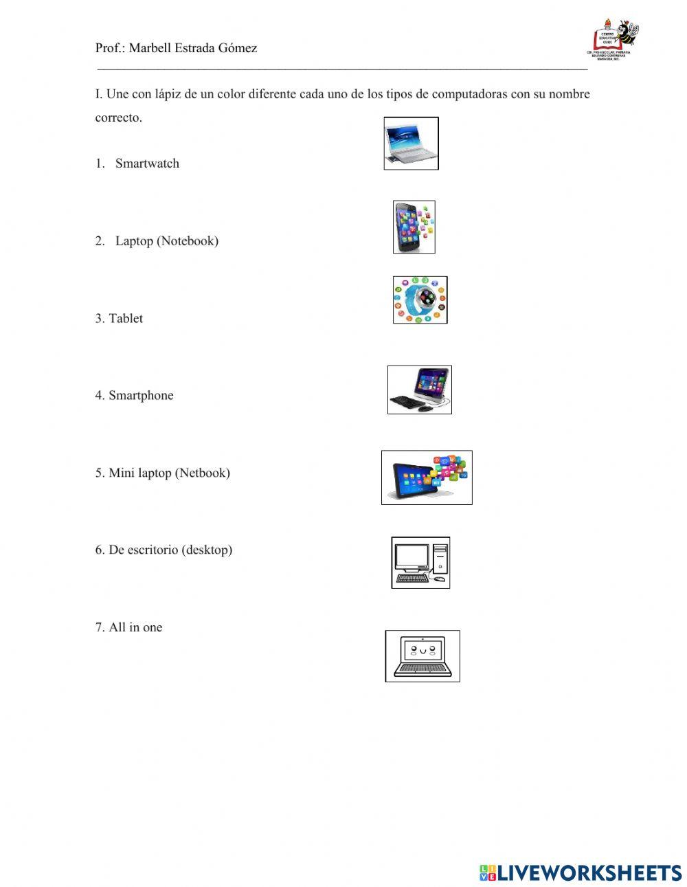 Tipos de Computadoras