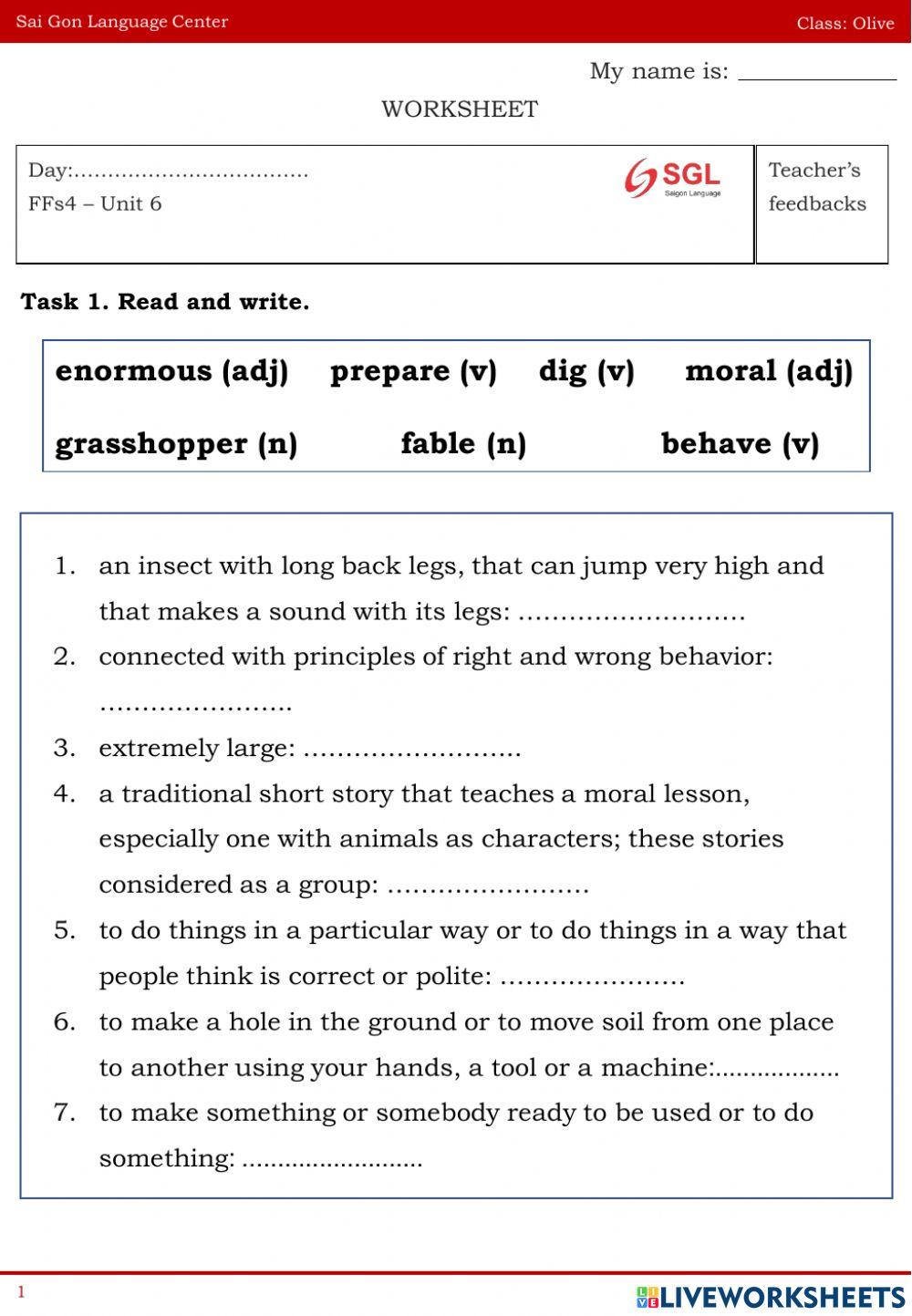 Olive ffs 4 unit 6 08.07