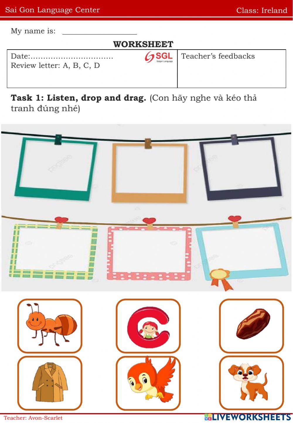 Ireland Review letters A, B, C, D 08.07