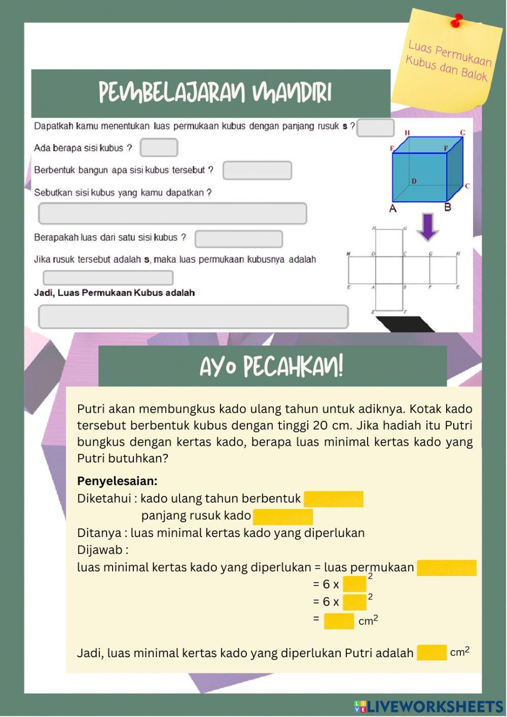 LKPD Bangun Ruang Sisi Datar