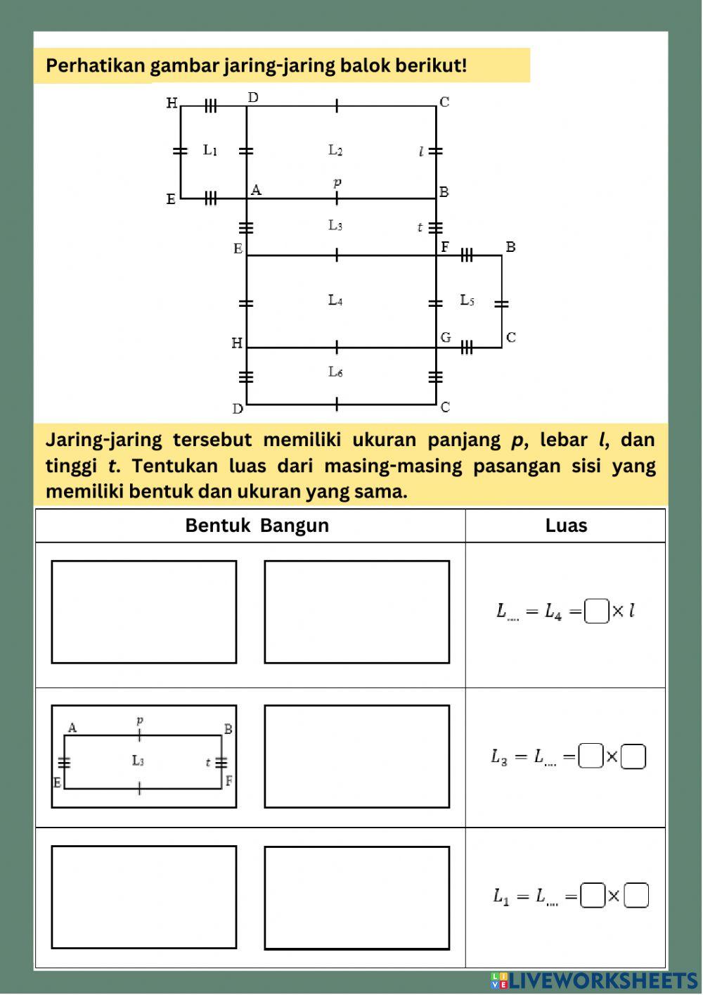 LKPD Bangun Ruang Sisi Datar
