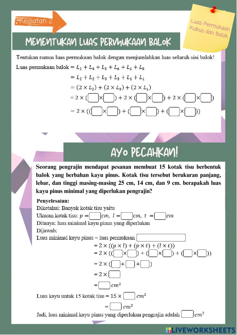 LKPD Bangun Ruang Sisi Datar