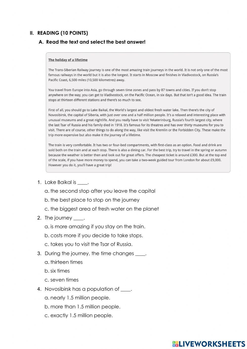 Bahasa inggris 2 type b