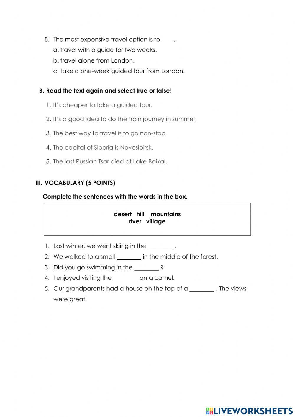 Bahasa inggris 2 type b