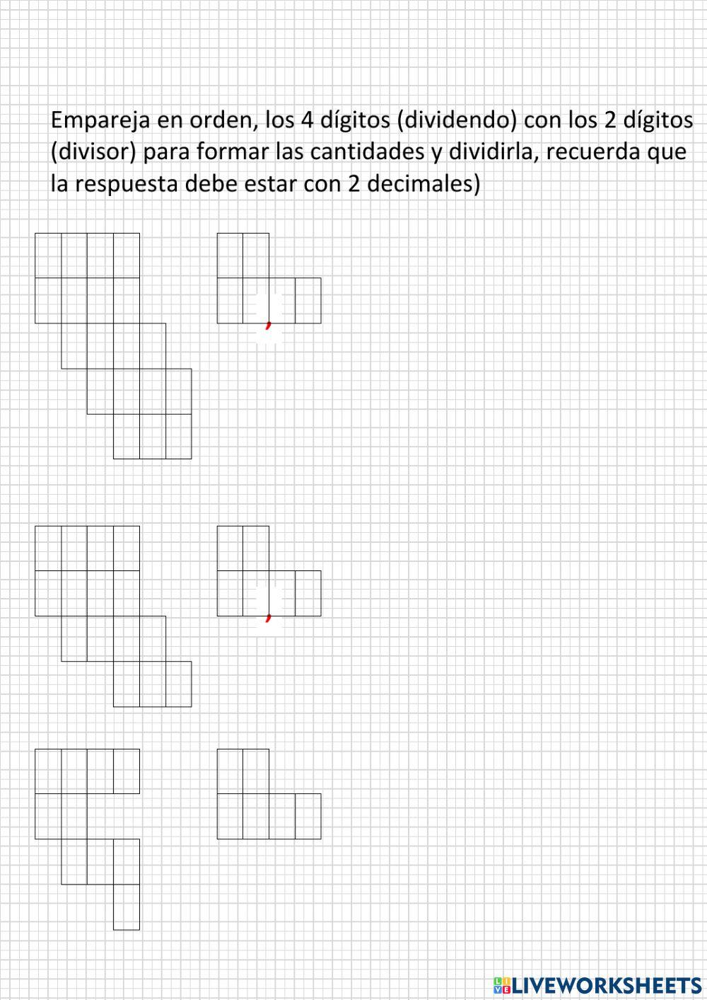 División con números naturales