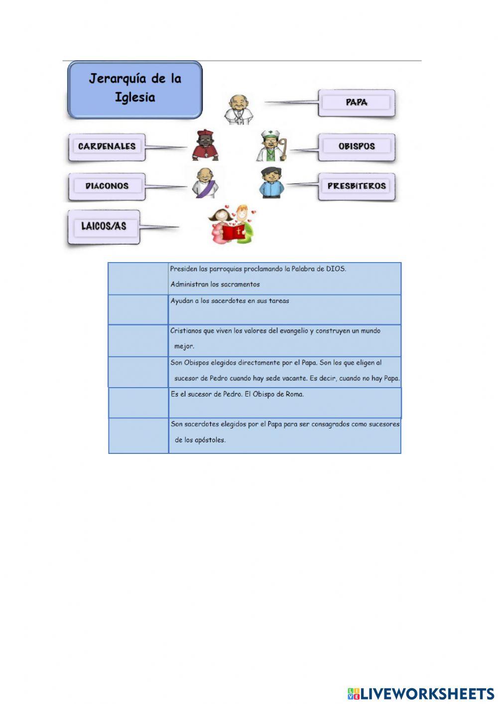 Organizacion de la iglesia