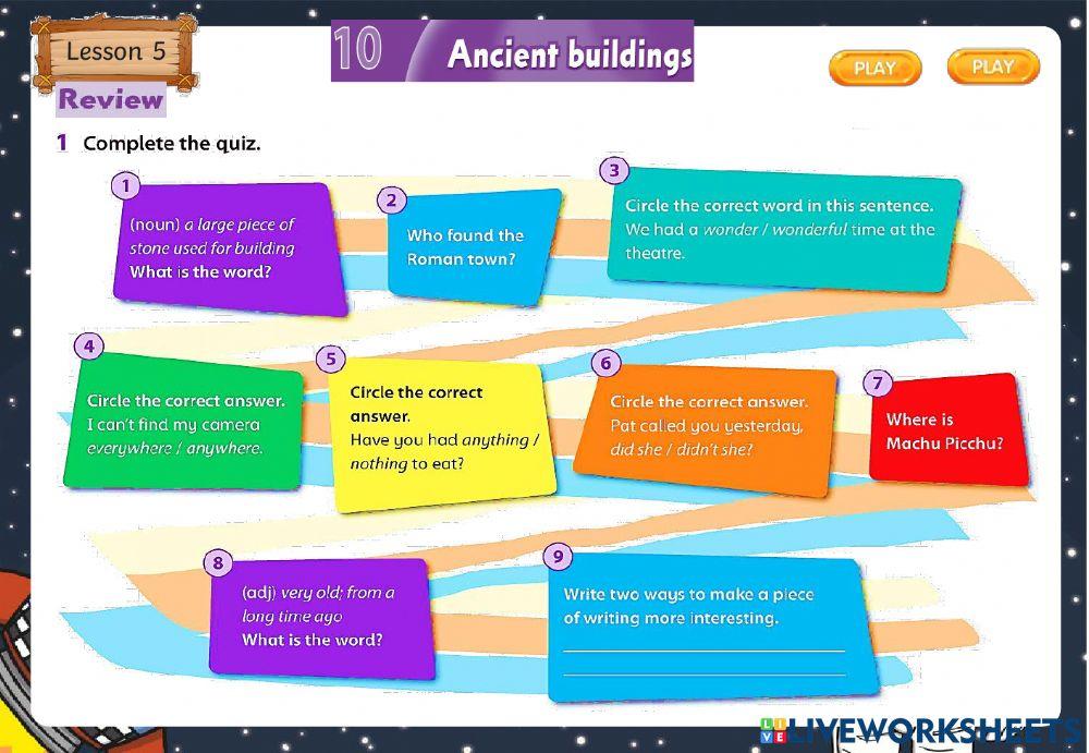 FF5 Unit 10 lesson 4,5