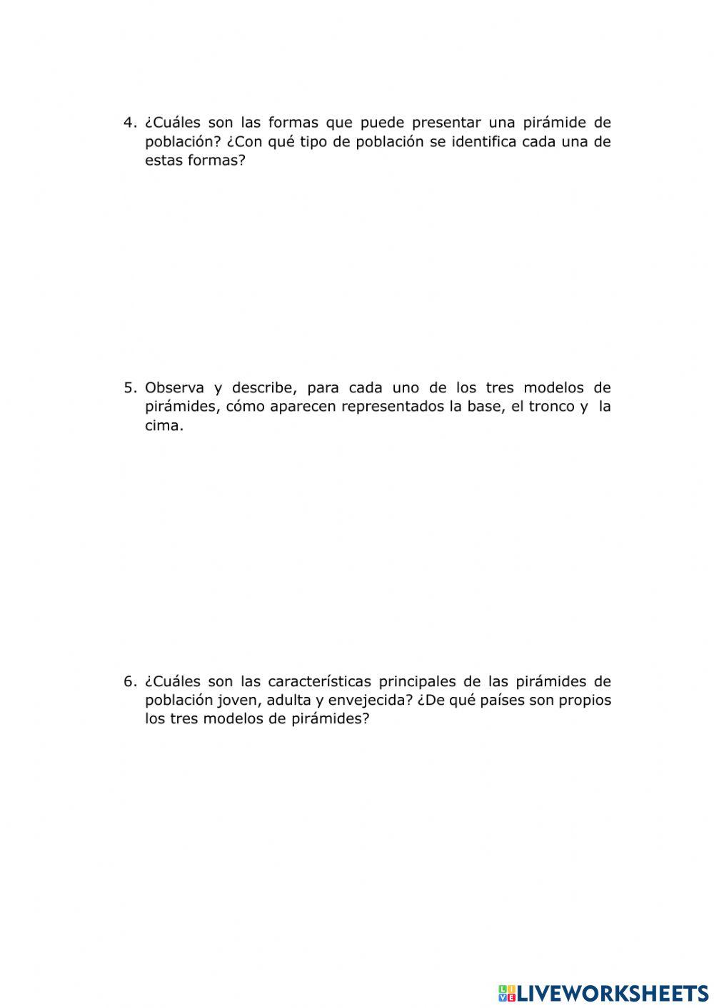 La estructura de la población y sus cambios