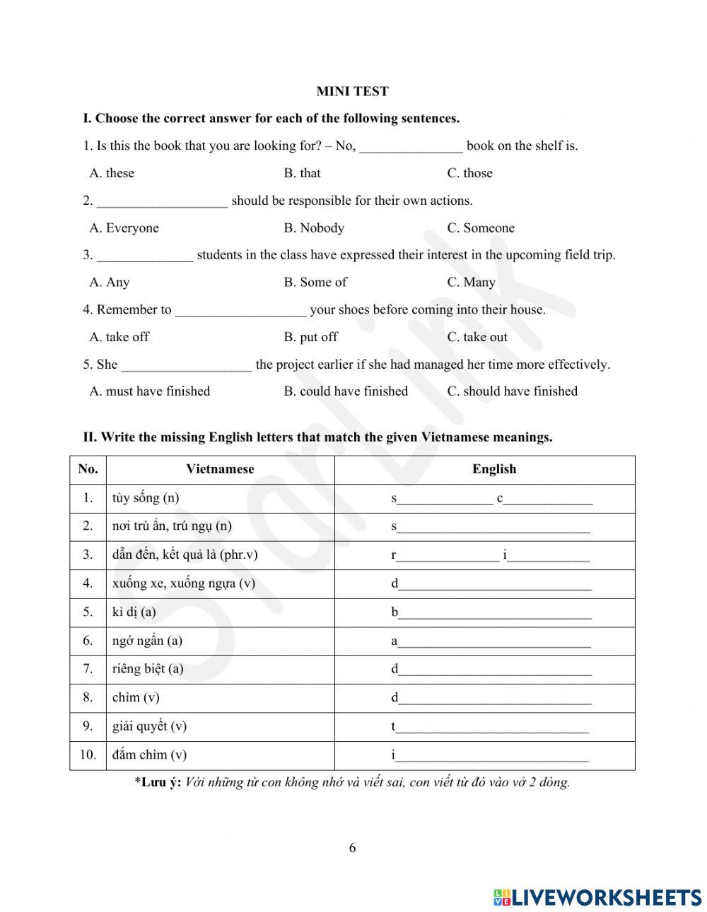 Foreign teacher-S8-Week 6-Lesson 6-IELTS PRACTICE