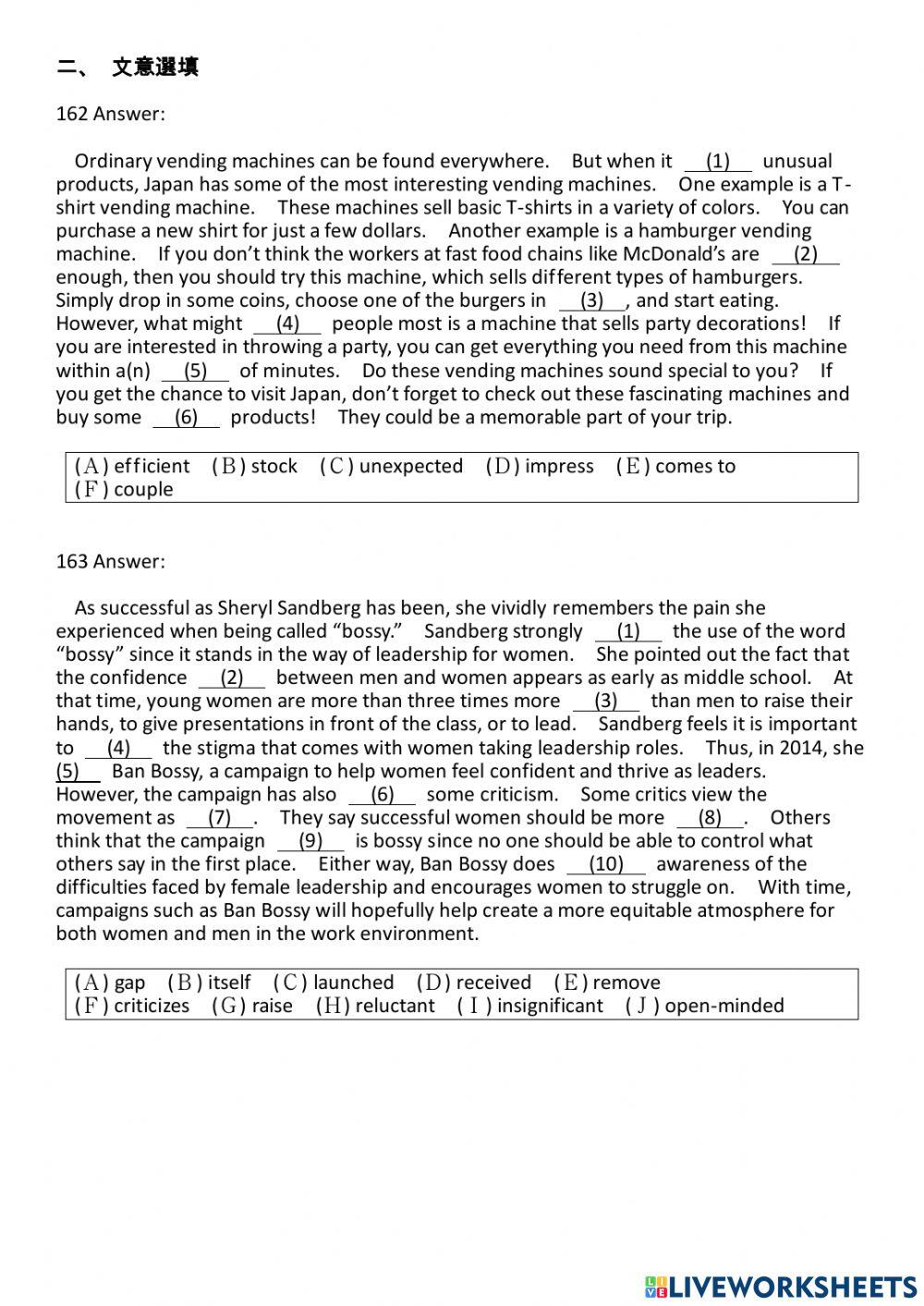 閱讀綜合練習(基礎篇)136137-162163