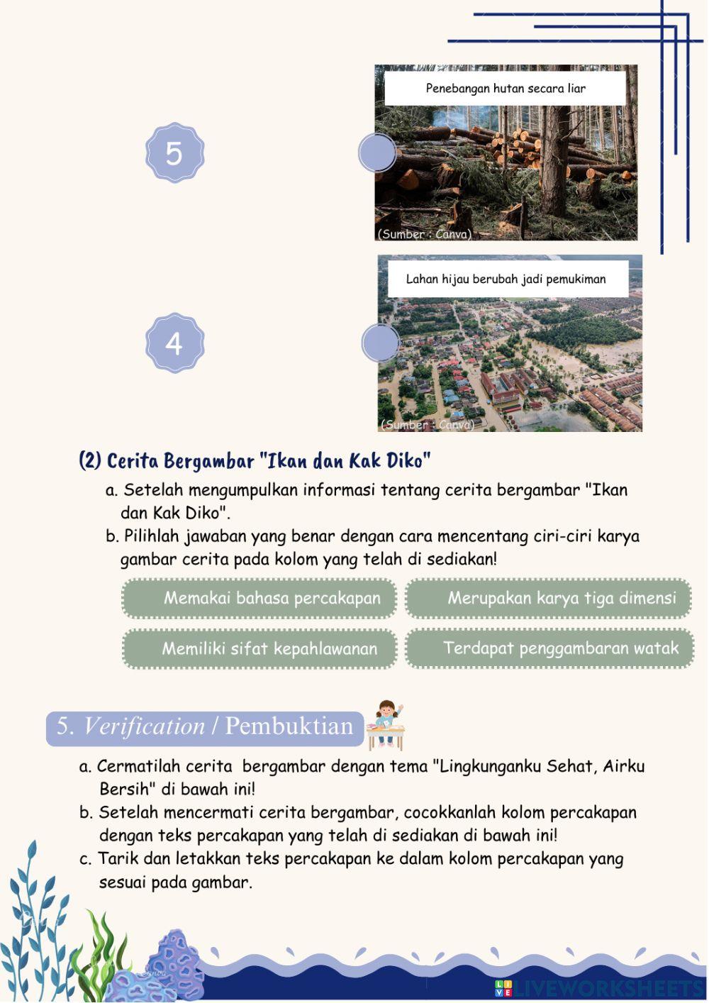 LKPD Interaktif  Liveworksheets K5 T8 ST3 PB2 by Viony Faraditha