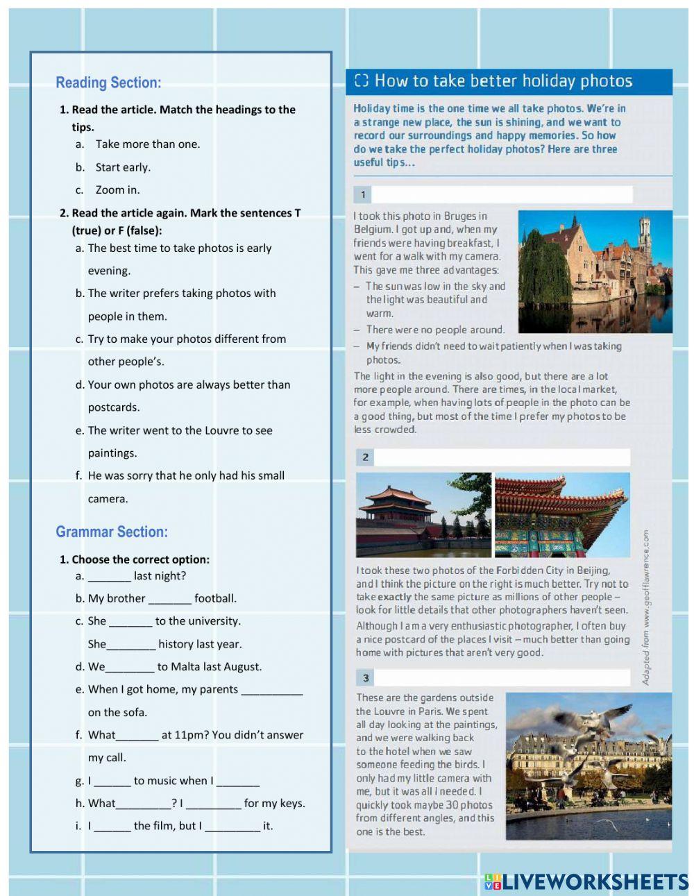 How to take better photos