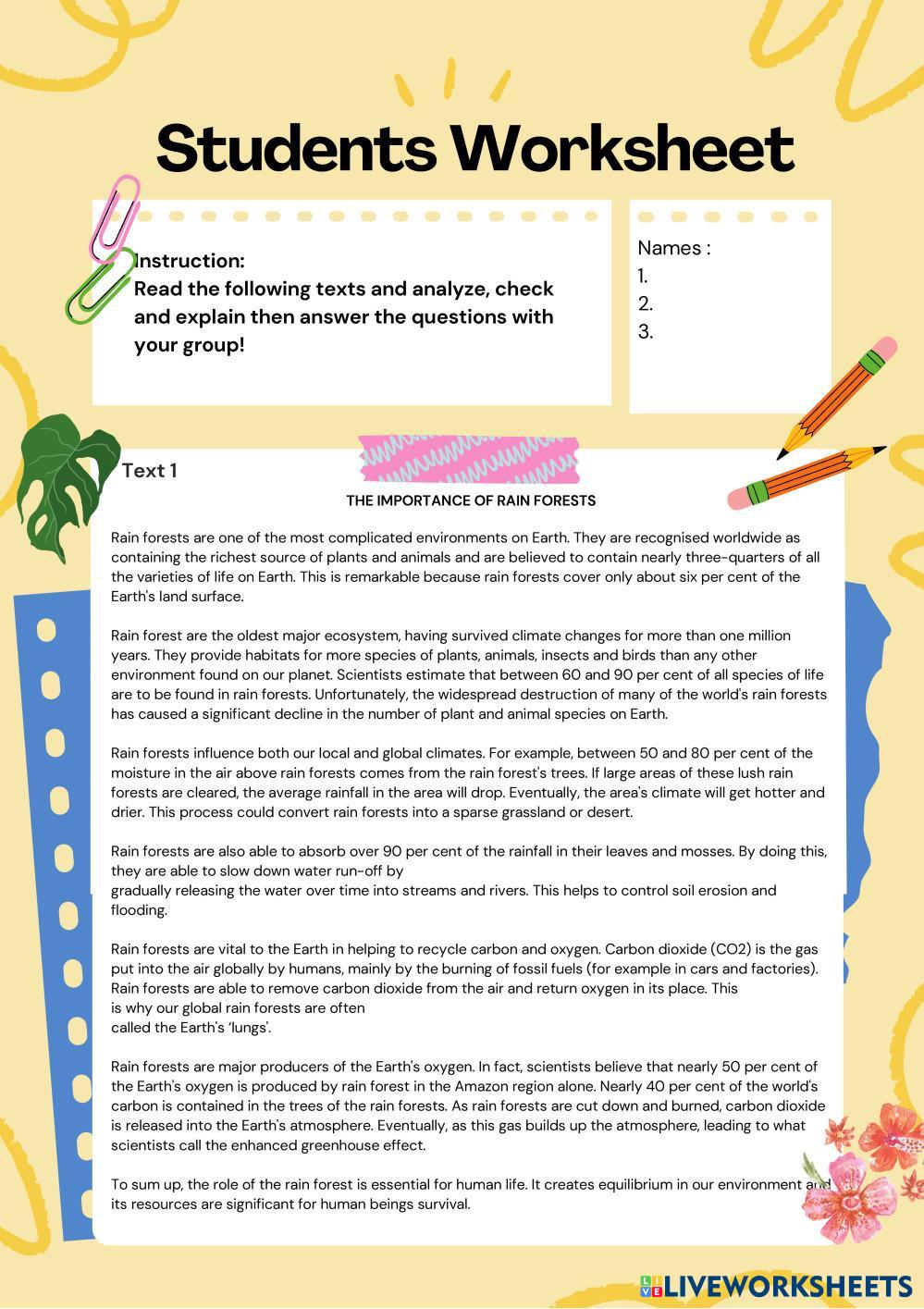 Analytical Expo… | Free Interactive Worksheets | 7136950