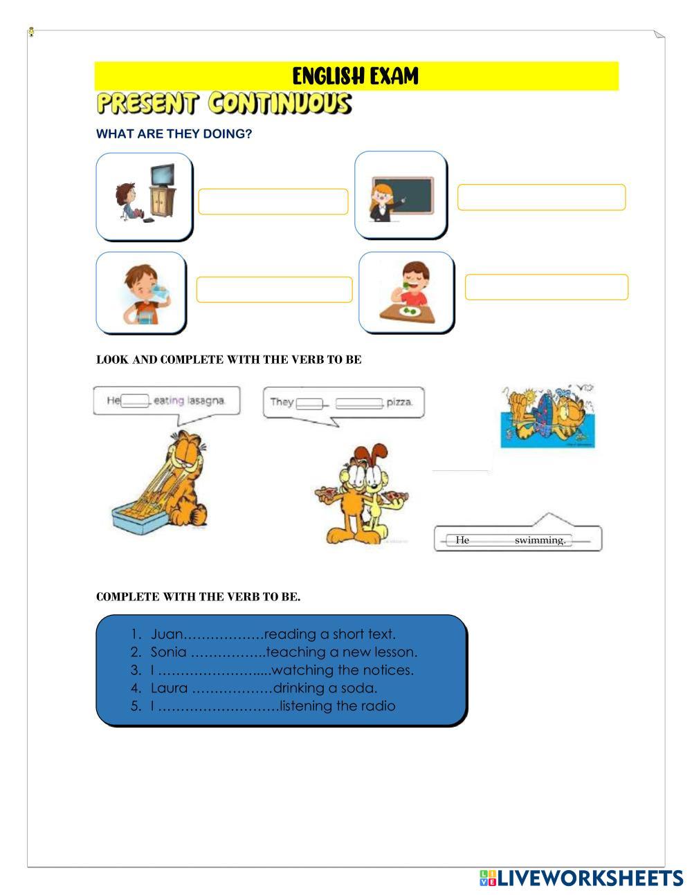 ENGLISH Live Worksheets