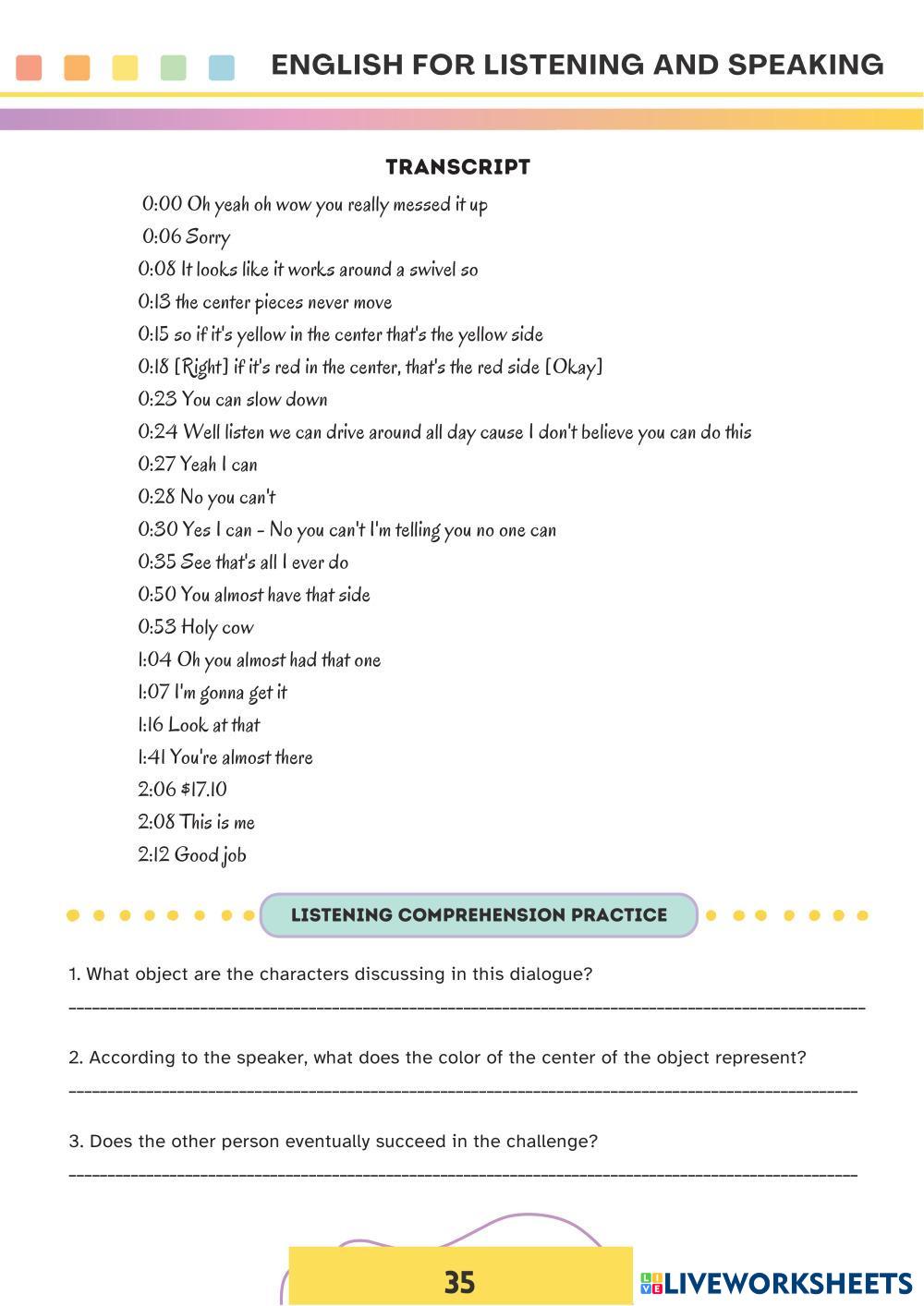 7249727 Unit 4: The pursuit of happyness comprehension