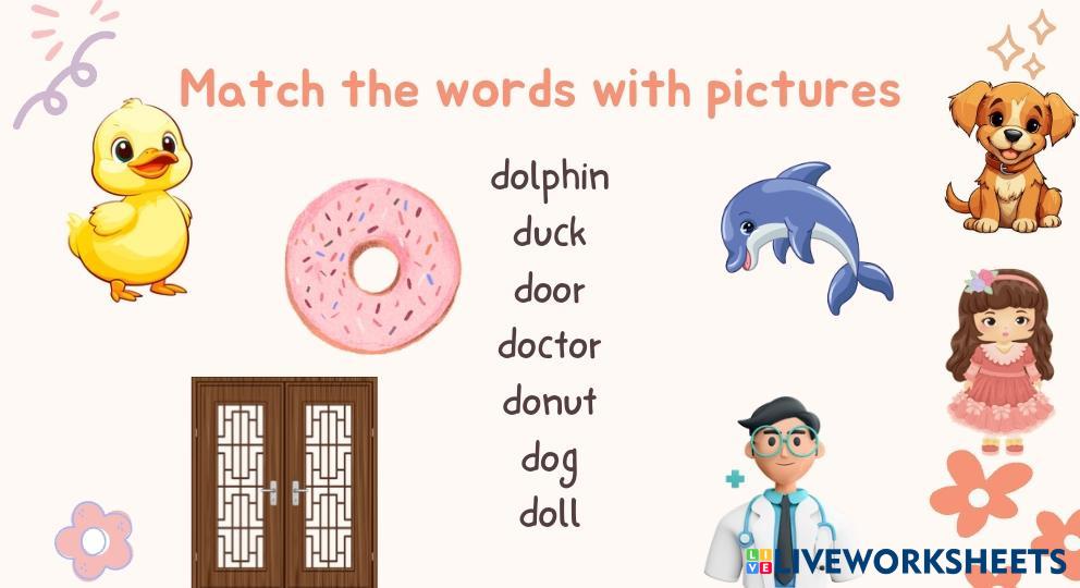 Letter Dd | Live Worksheets