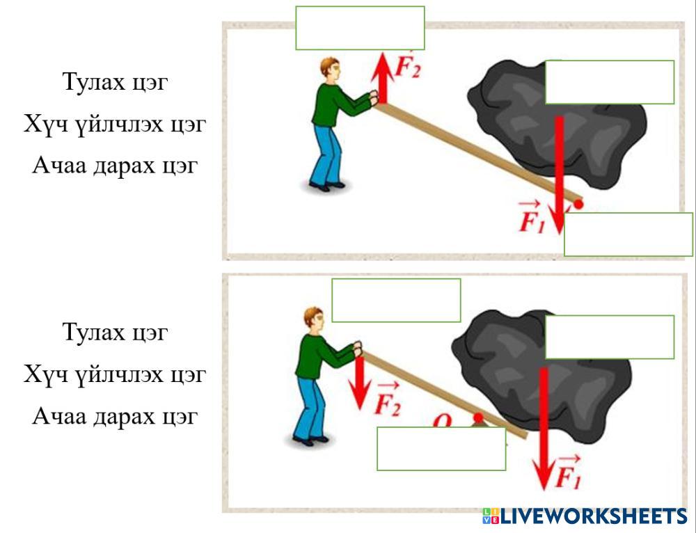 хөшүүрэг нэрлэх | Live Worksheets