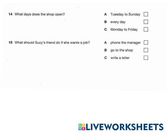 DST TEST 6 PART… | Free Interactive Worksheets | 7336432