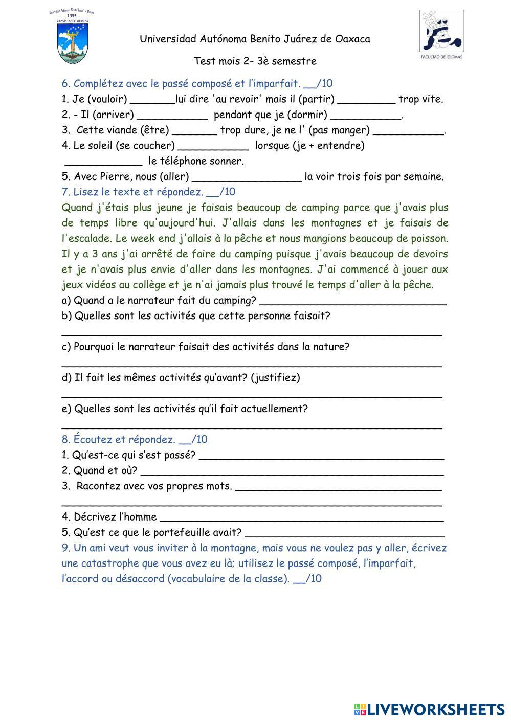 Examen francais 3e semestre 7360548 diana zarate