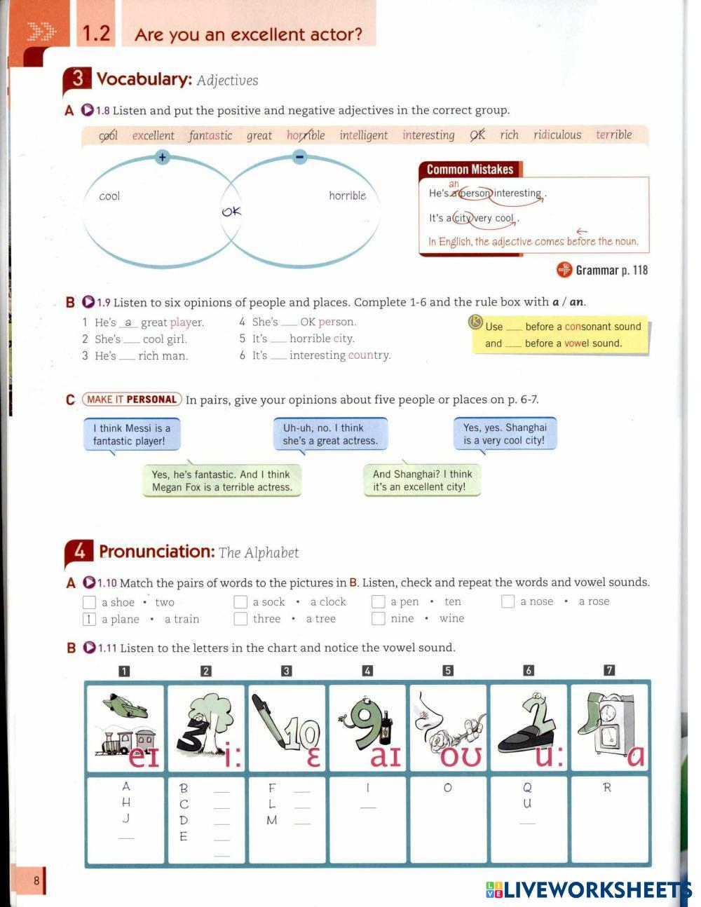 Unit 01 sts boo… | Free Interactive Worksheets | 7385544