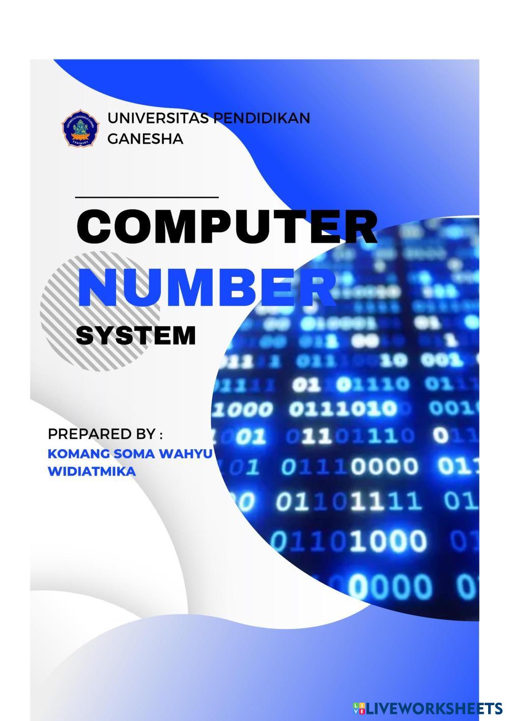 Computer Number System Quiz | Live Worksheets
