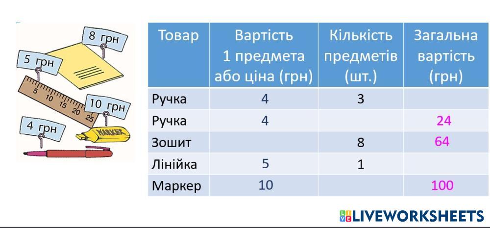 математика | Live Worksheets