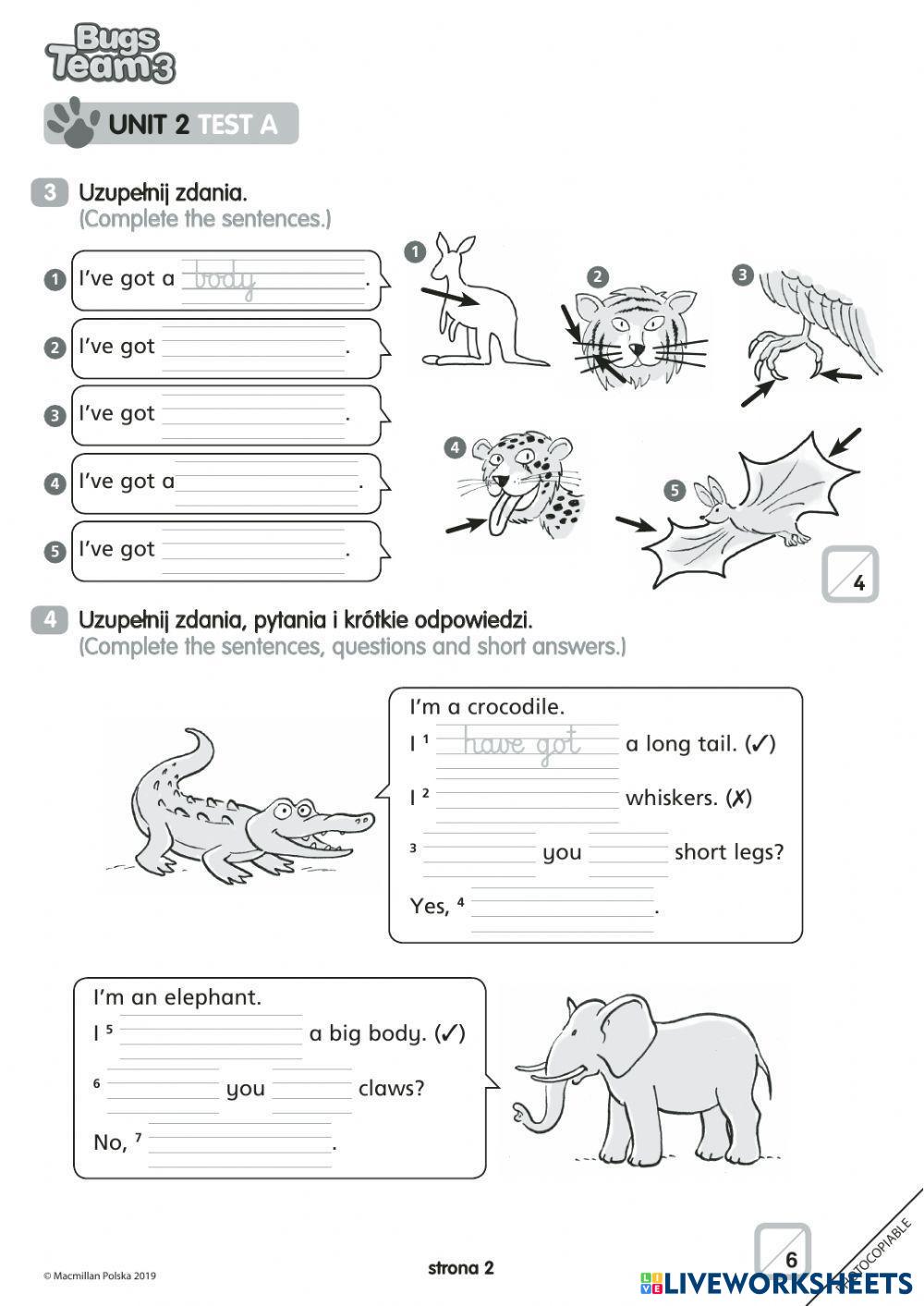 7401884 BUGS TEAM 3 UNIT 2 TEST A D P