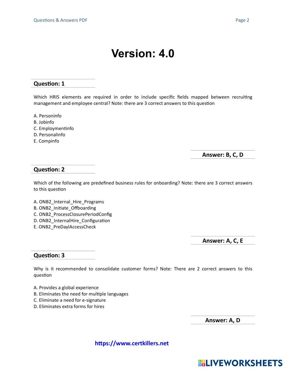 Mastering C THR97 2205: Your Comprehensive Exam Guide Live Worksheets