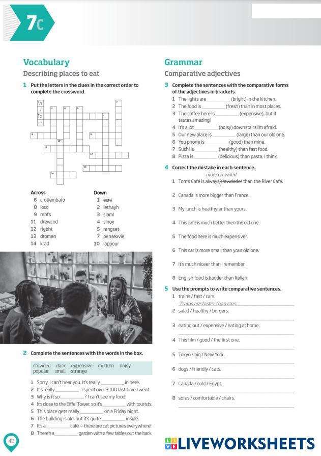 Roadmap A2 7C Workbook | Live Worksheets