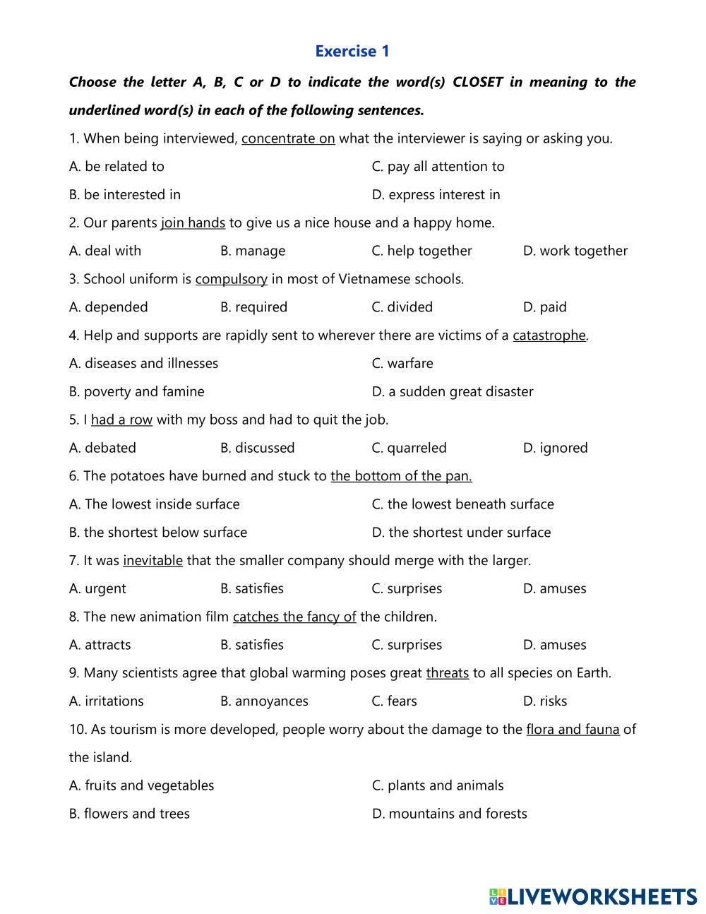 synonyms-gr10-exercise-01-live-worksheets