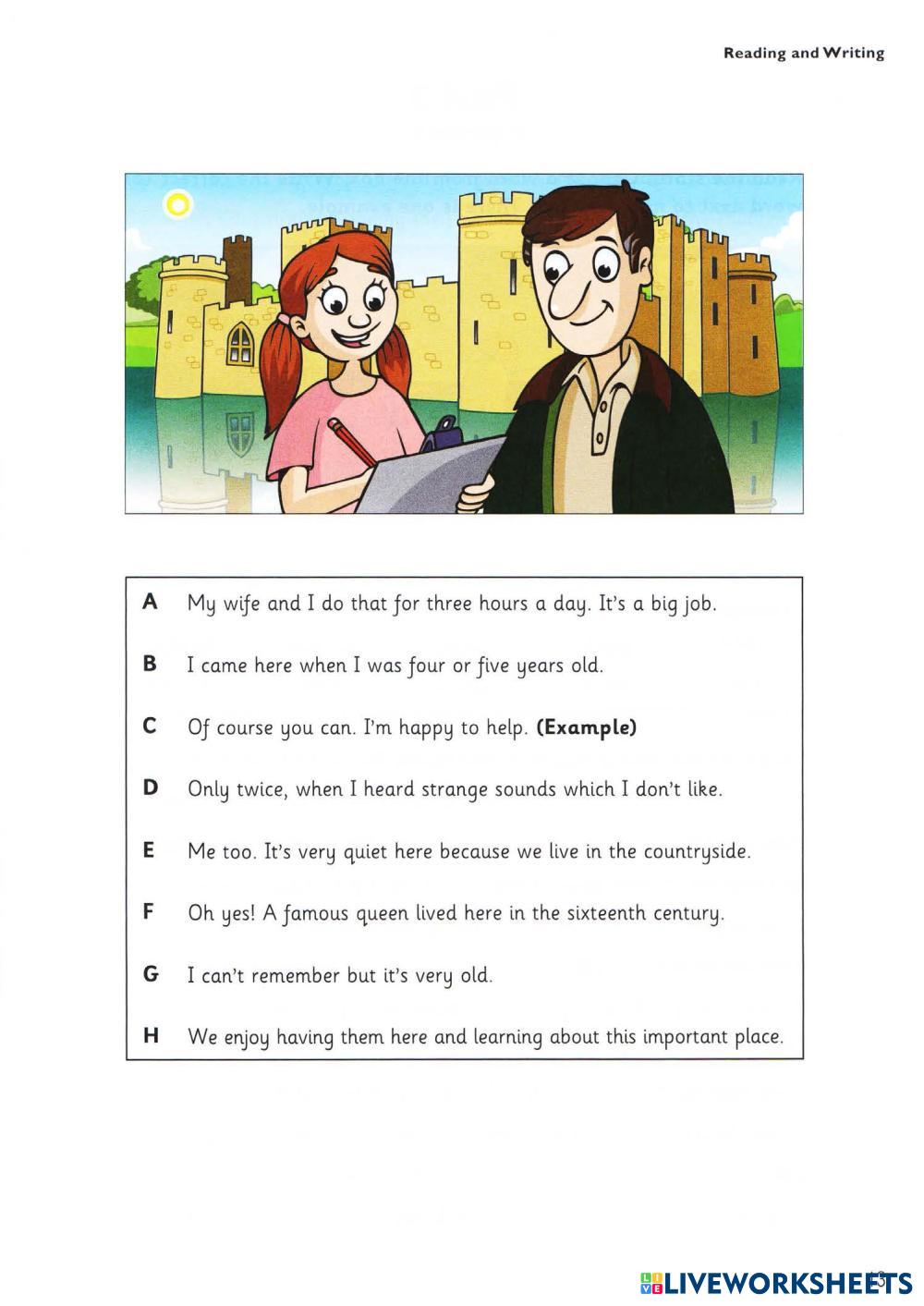 7465787 | Flyers 1 - Test 1 - Reading and Writing - Part