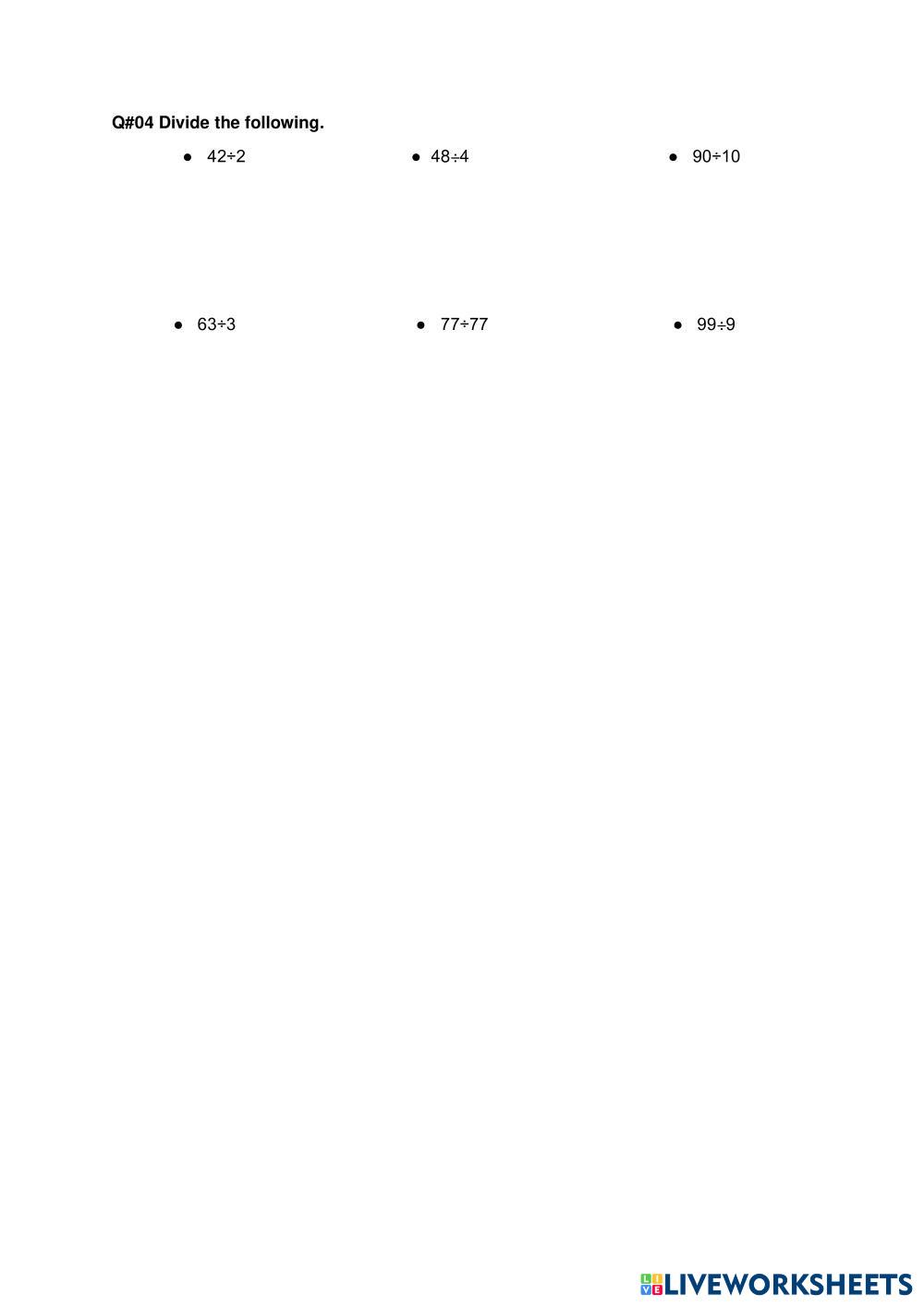 addition-subtraction-multiplication-and-division-live-worksheets