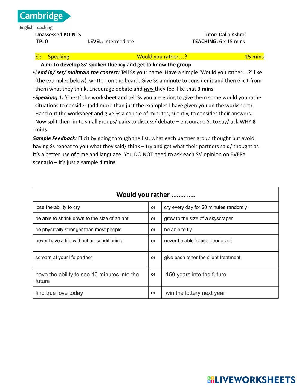 The Present Simple Tense: Practice | Live Worksheets