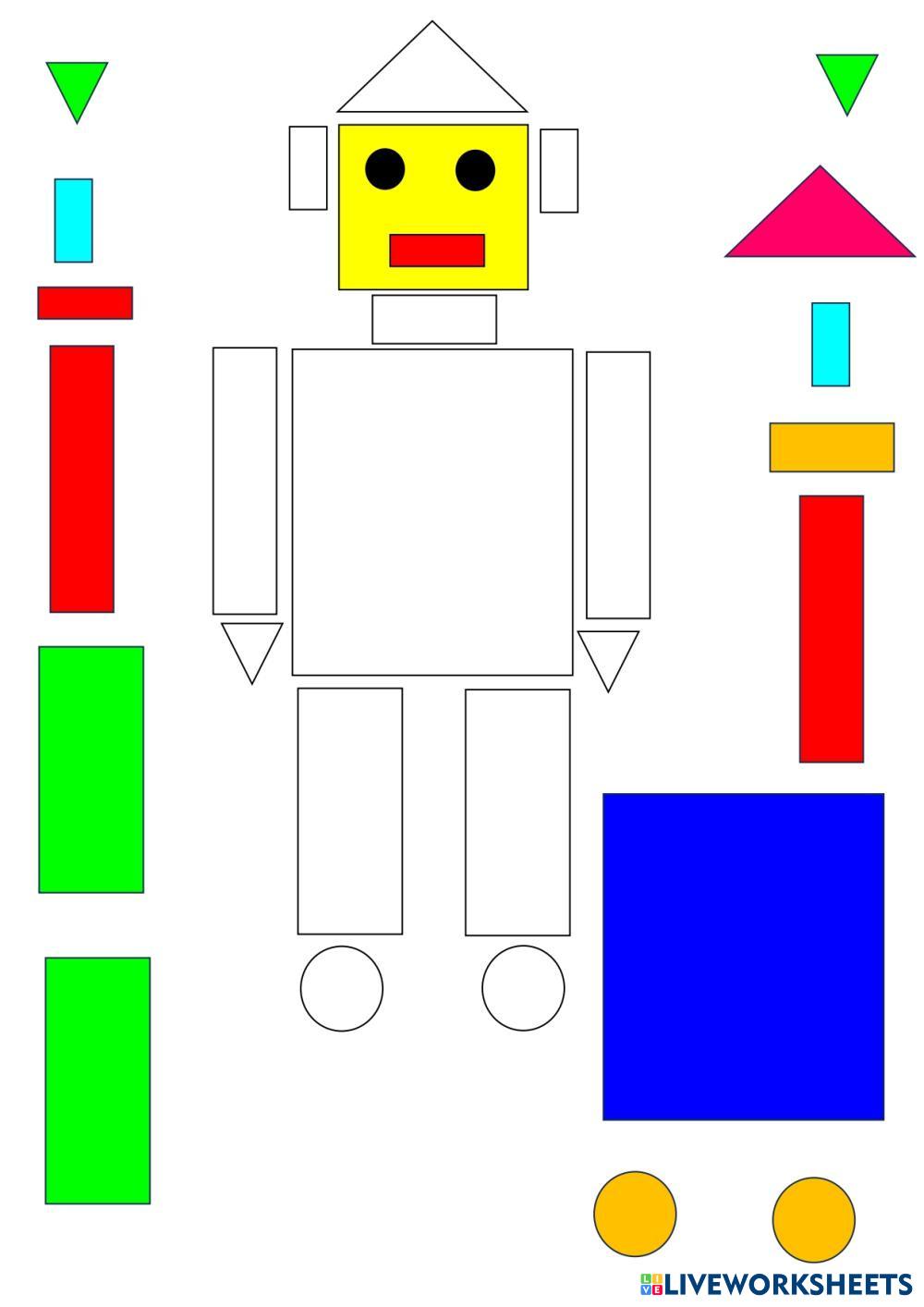 Shape Robotic | LiveWorksheets | 7106978