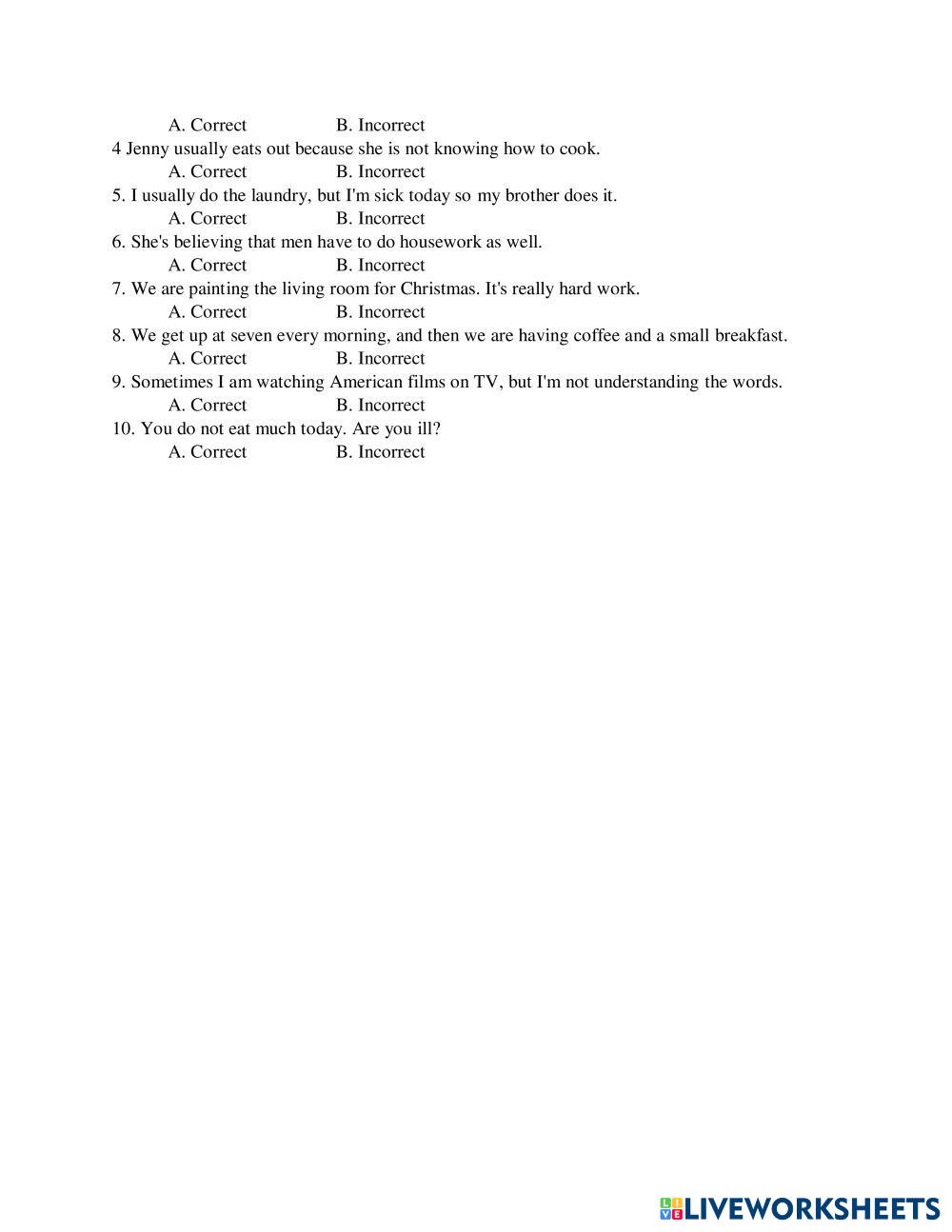 English phuongho842018 Live Worksheets