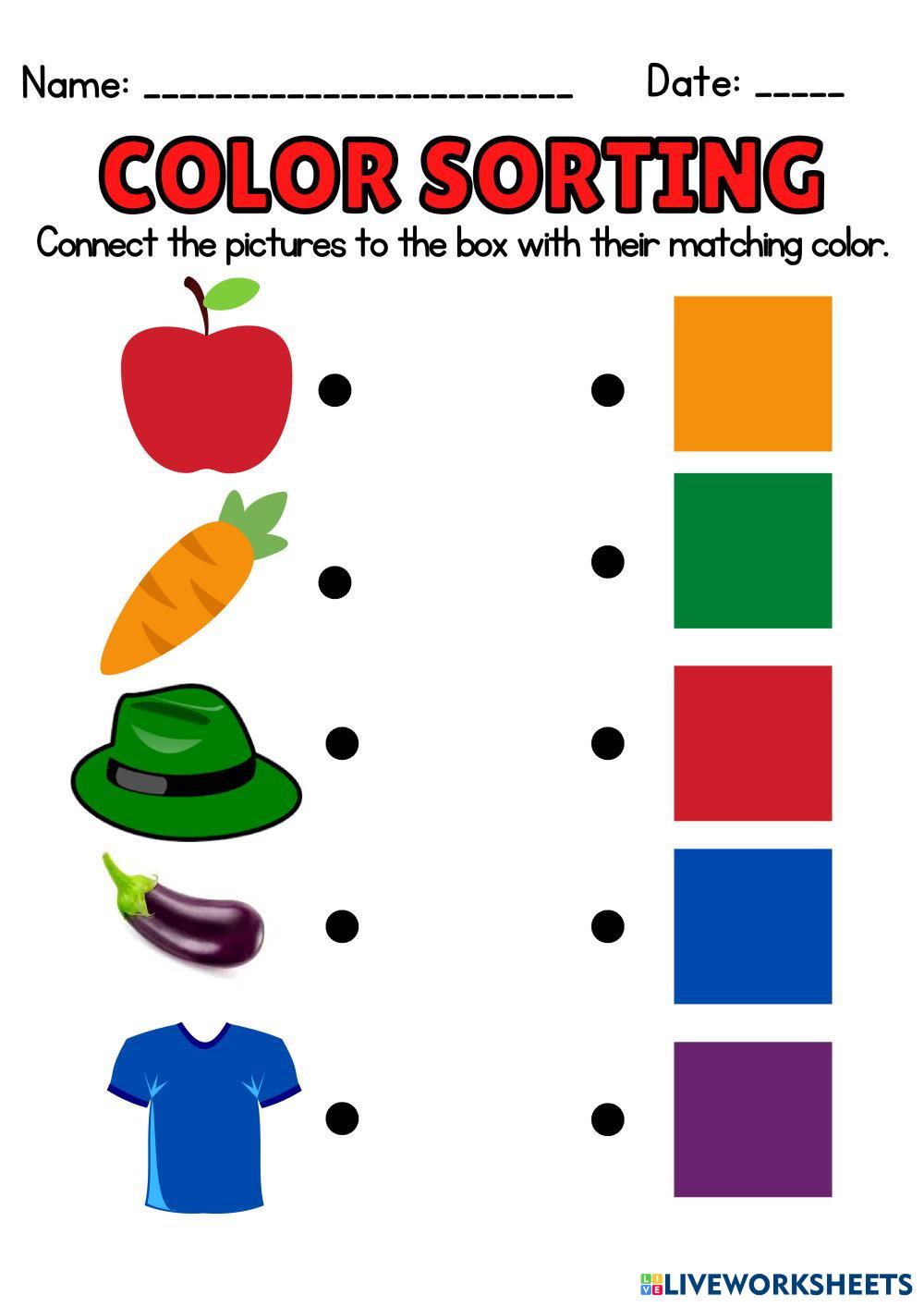 Colors Live Worksheets