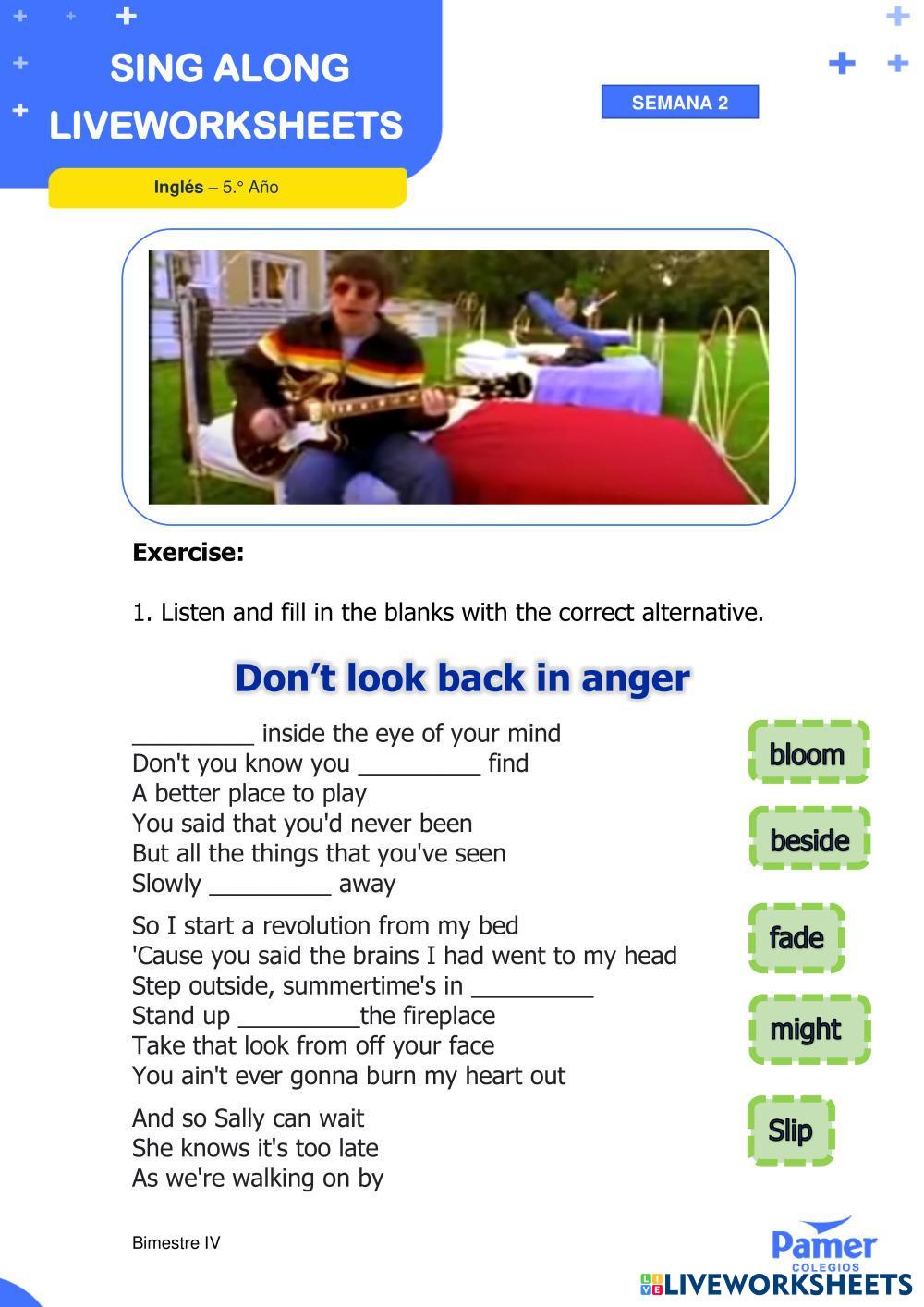 7158125 Sing Along Kevcp LiveWorksheets