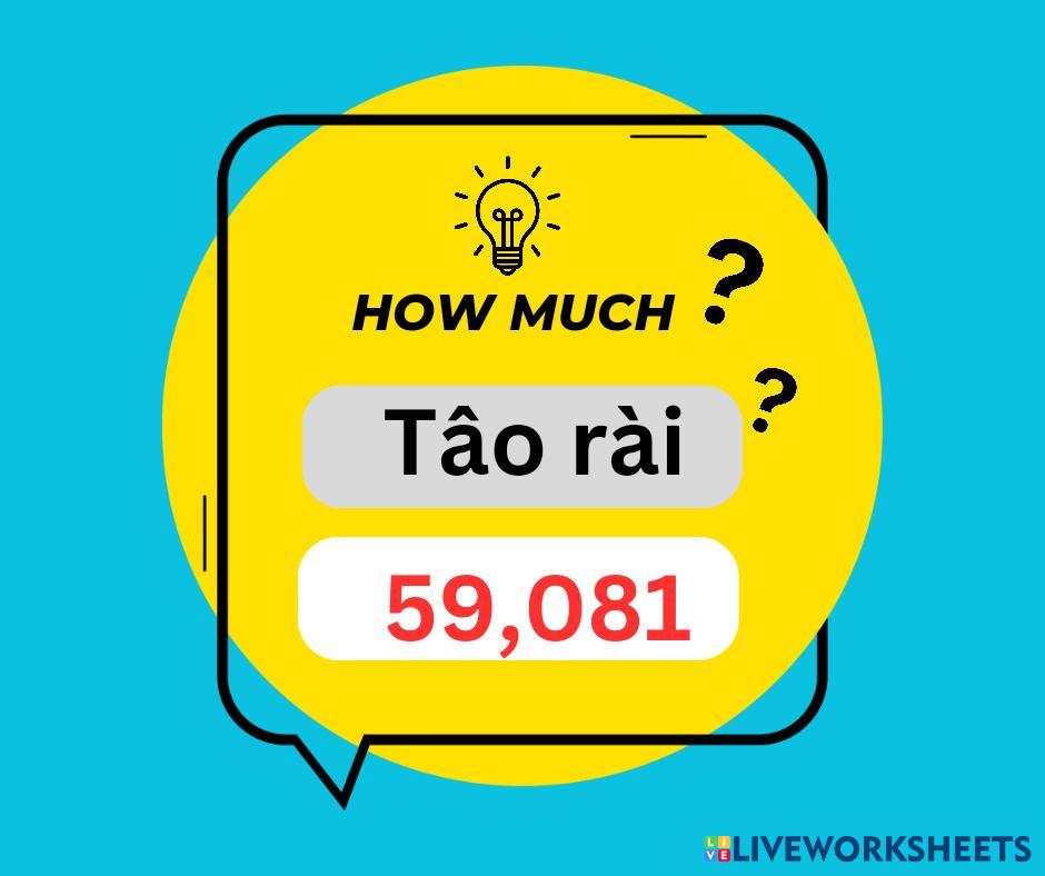 How much? | Live Worksheets