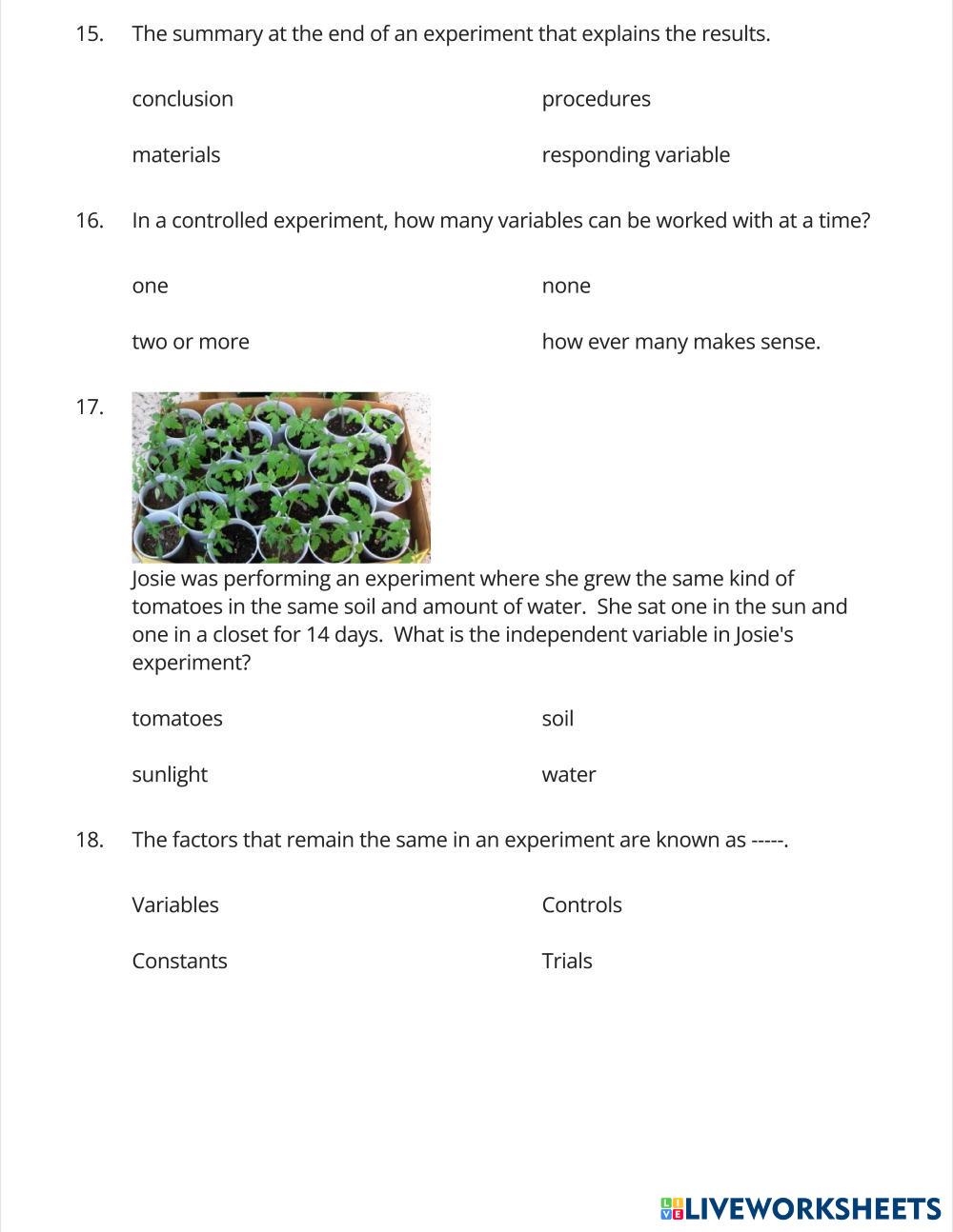 what is science | Live Worksheets