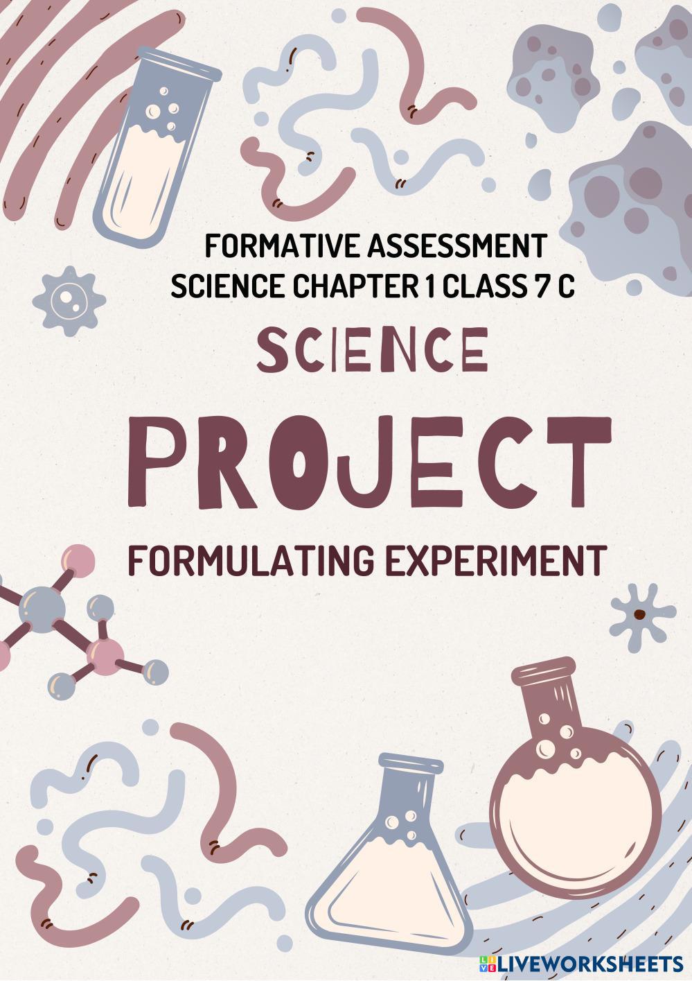 7167466 | FORMATIVE ASSESSMENT SCIENCE CHAPTER 2 CLASS 7