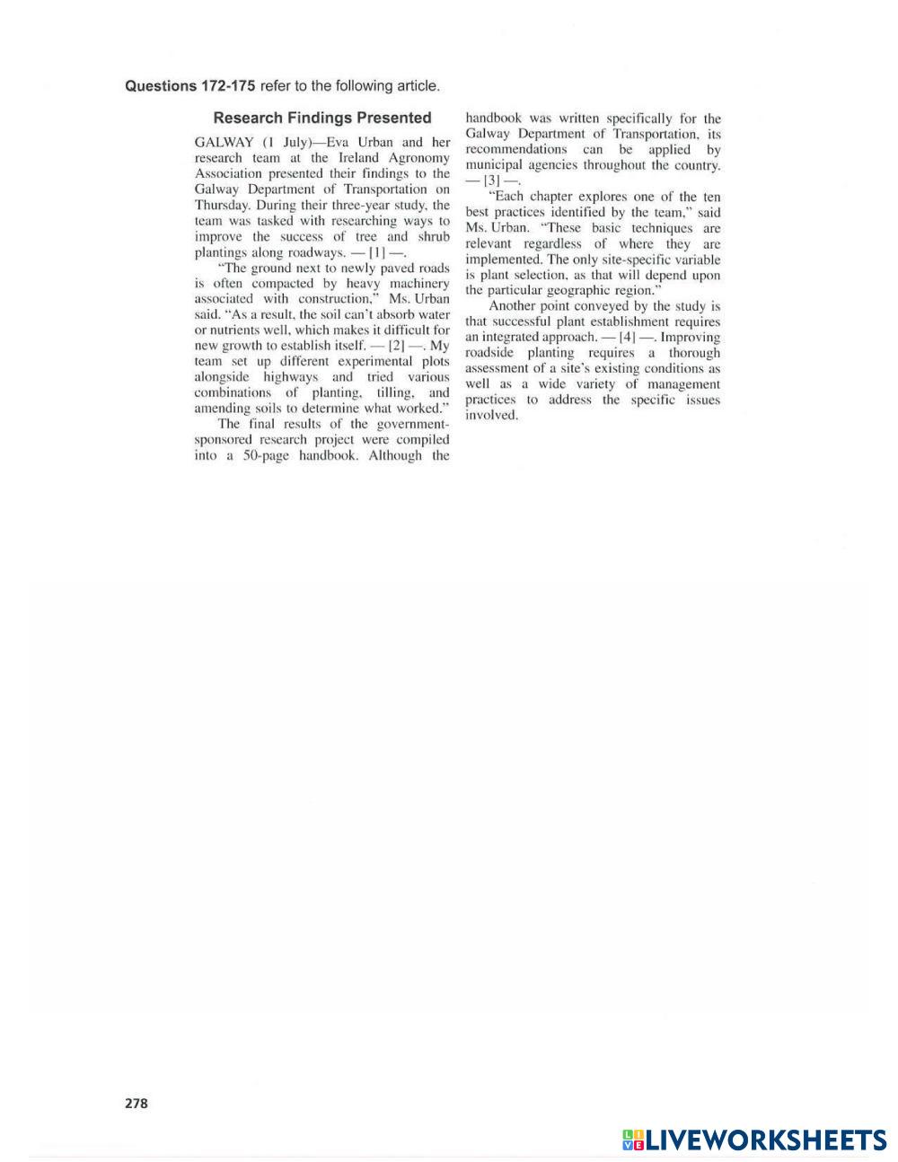 TOEIC READING Free Interactive Worksheets 7170545 toeic-reading-free-interactive-worksheets-7170545