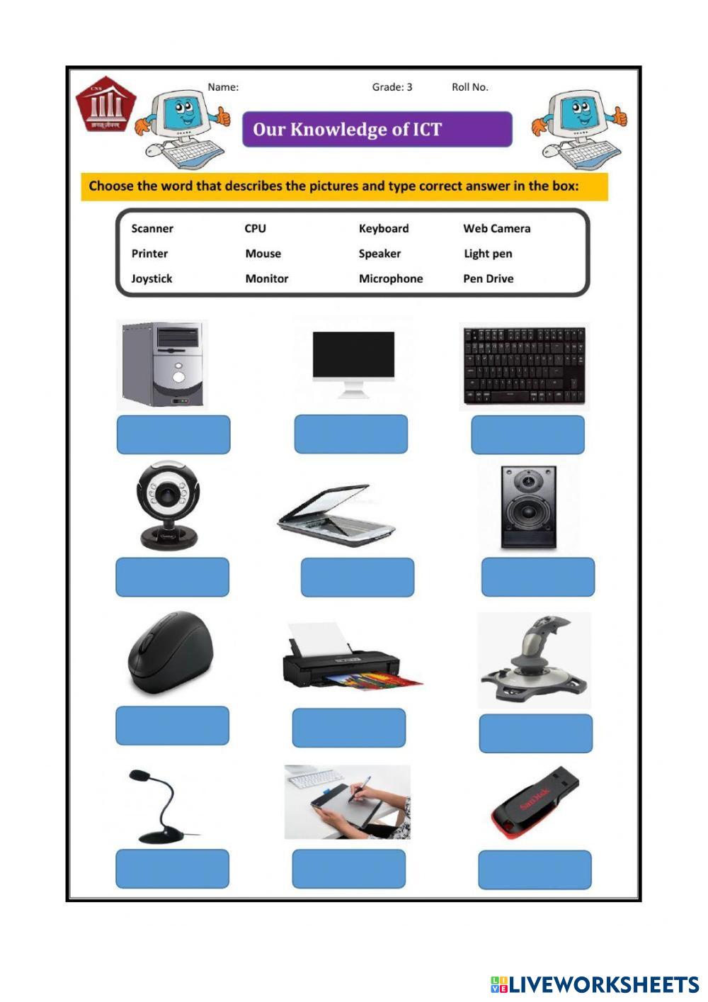 HARDWARE | Live Worksheets
