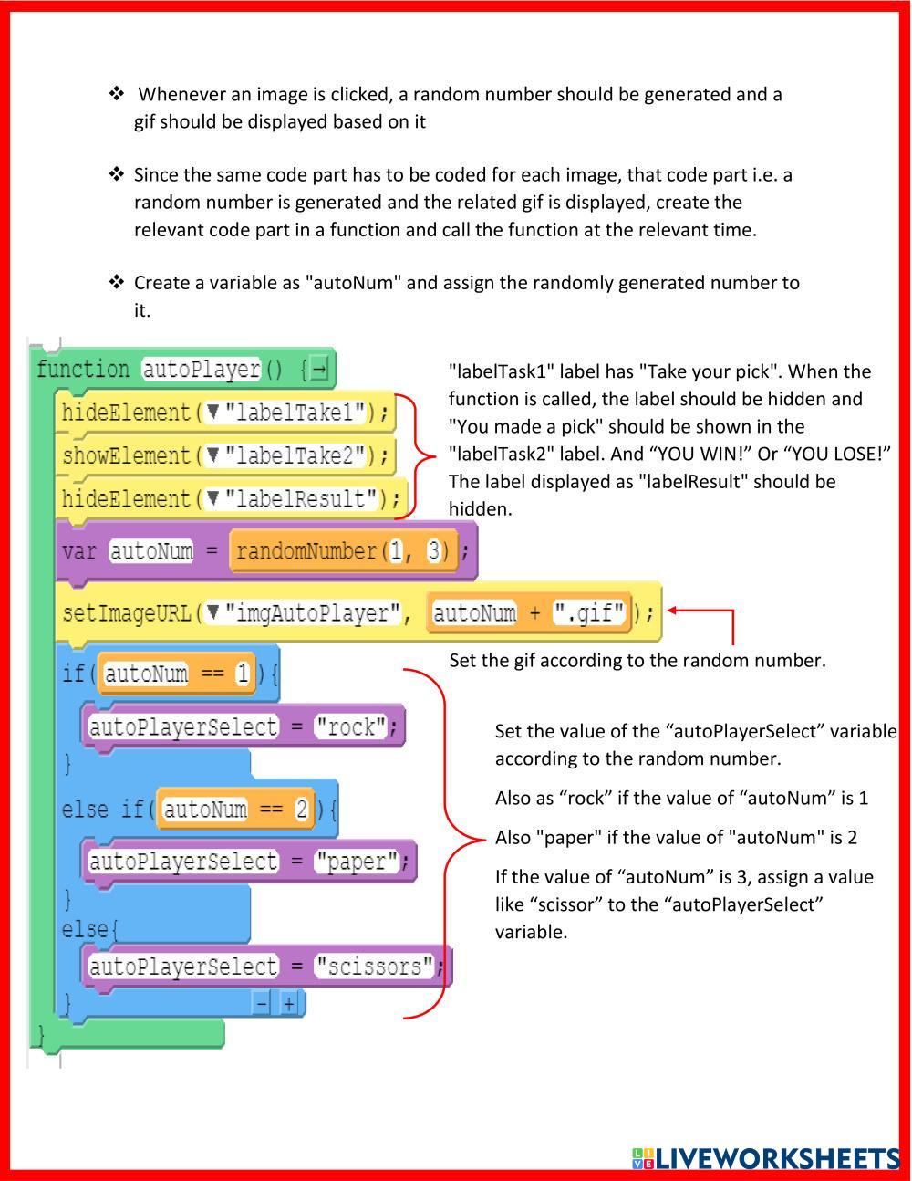 Worksheet | Live Worksheets