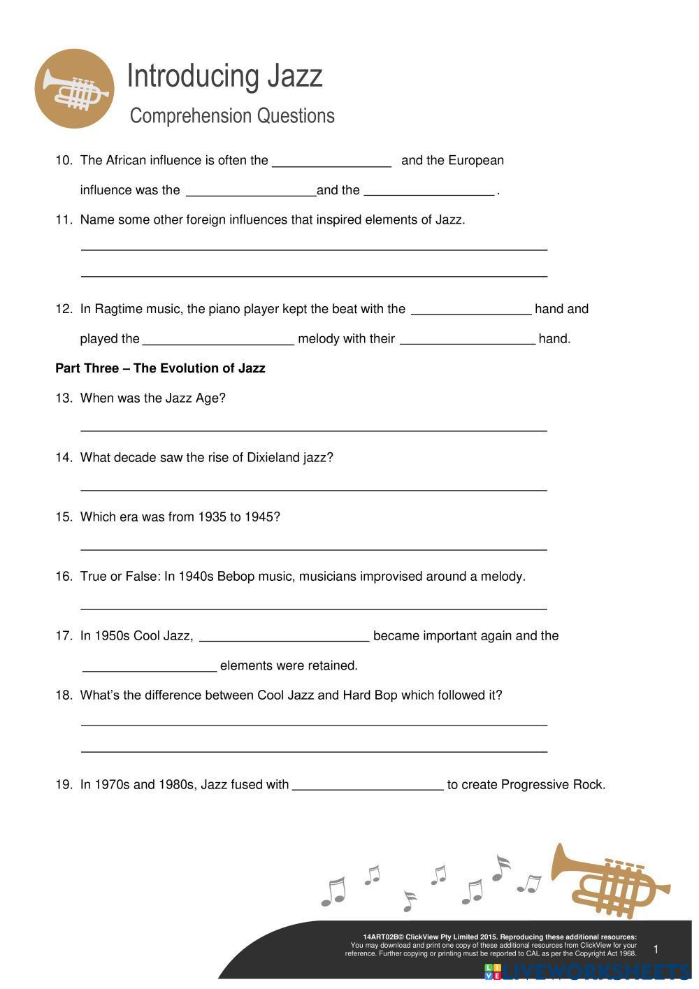 introducing-jazz-live-worksheets