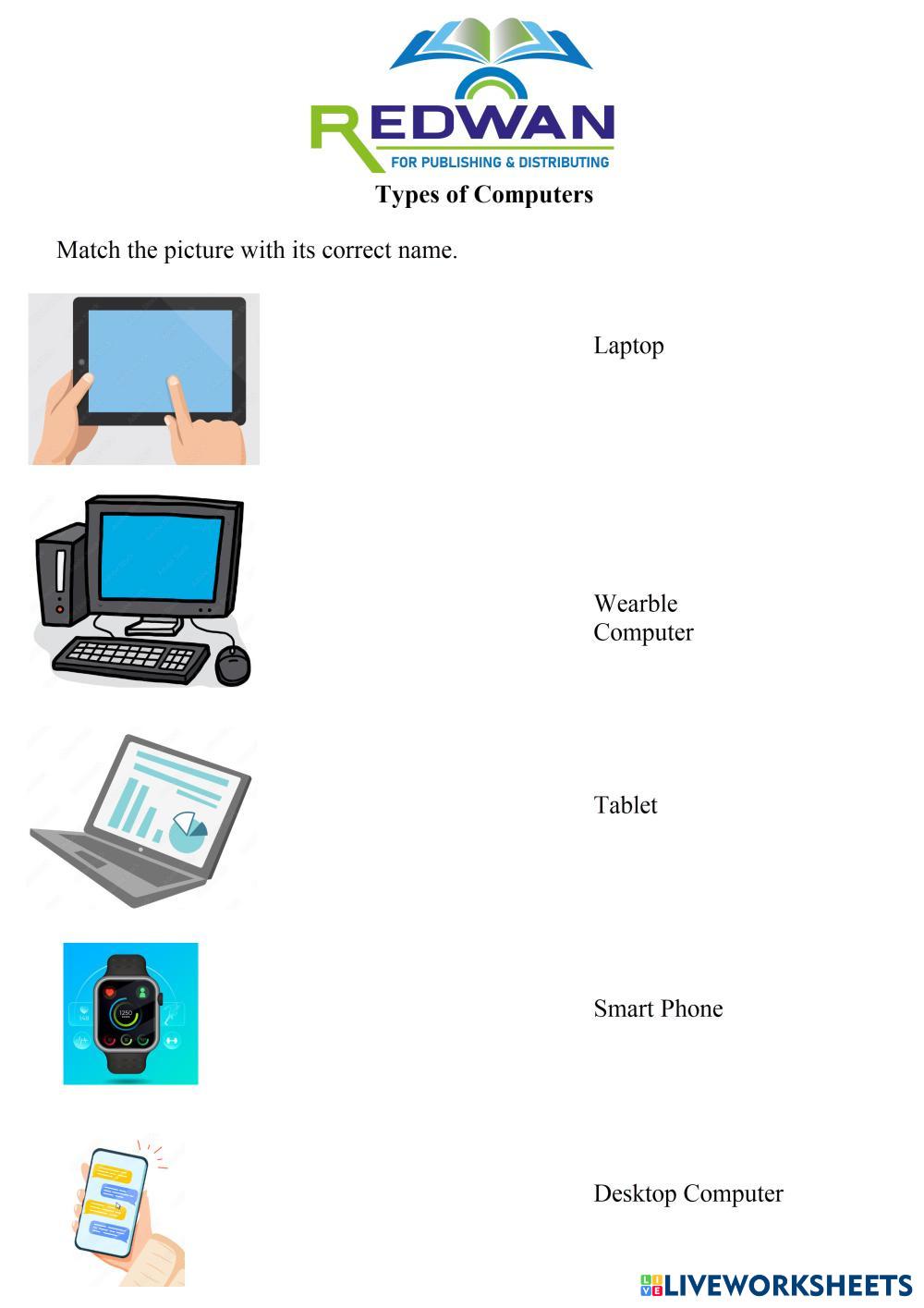 Types of Computers | Live Worksheets