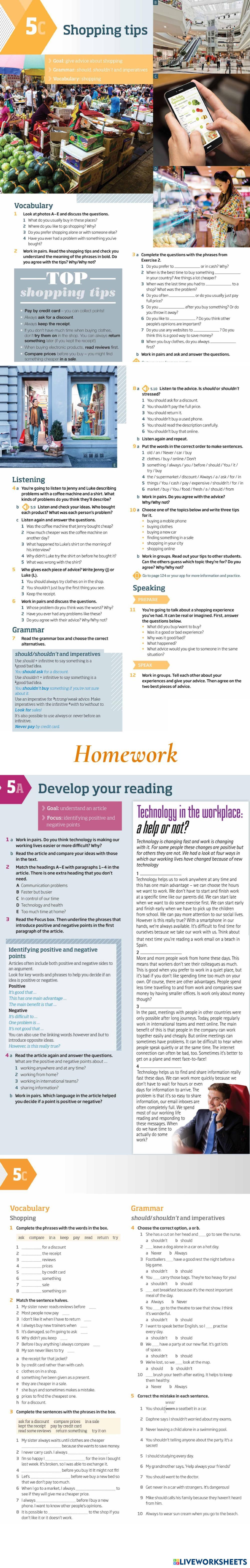 Road Map A2 + 5.3 | Live Worksheets