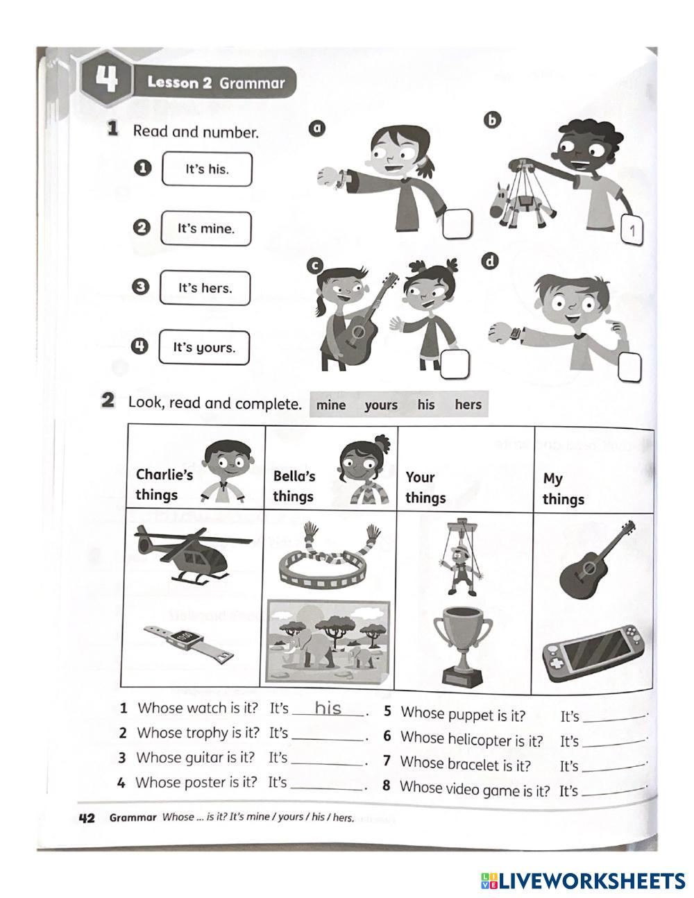 Beehive 2 (4.2) | Live Worksheets